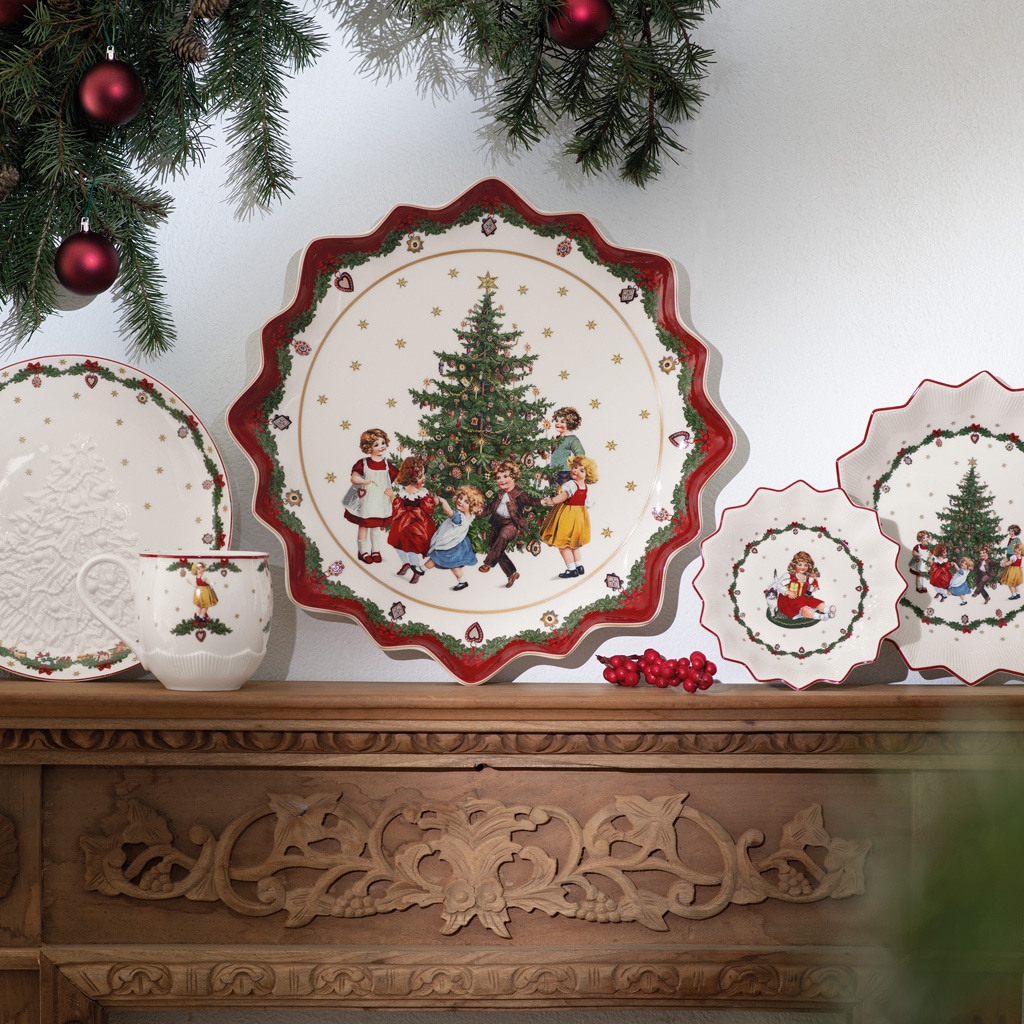 Villeroy & Boch Servierplatte »Gebäckteller "Kinder tanzen" Toy's Fantasy ø 39,2 cm bunt«