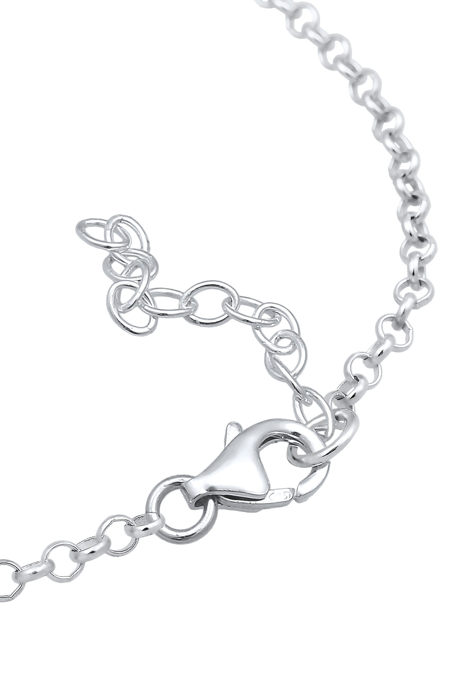 Elli Armkette »Armband Infinity Glas Crystals Weiß 925 Sterling Silber«