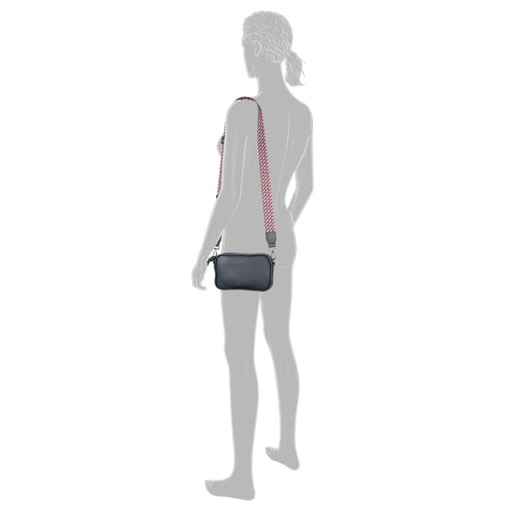 TOM TAILOR Umhängetasche »Tatiana« Damen Handtasche, Kamerabag, fein gewebter dreifarbiger Gurtband