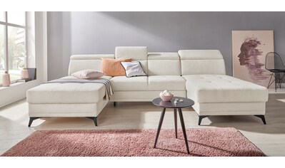 exxpo - sofa fashion Ecksofa »Bocco«, Wahlweise mit Bettfunktion und  Bettkasten, 5 verstellbare Kopfstützen auf Raten kaufen