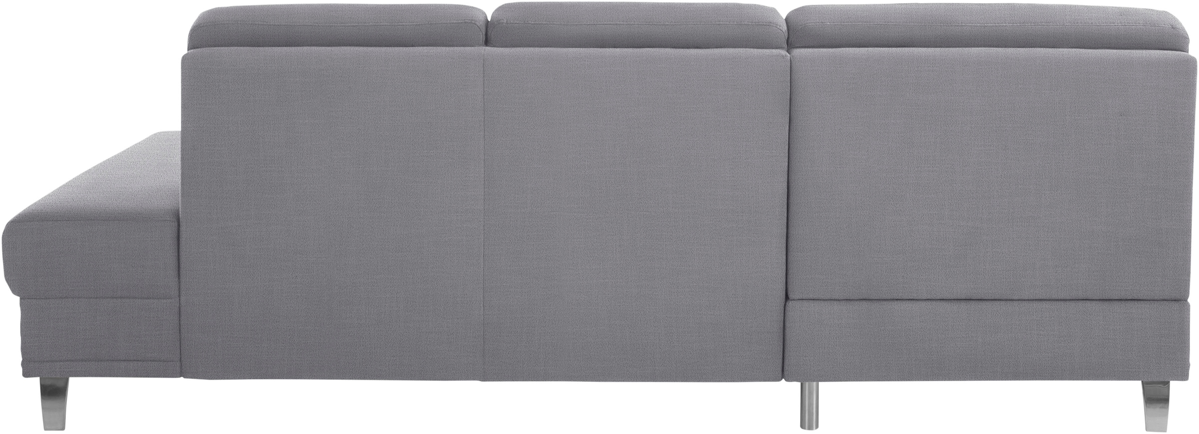 sit&more Ecksofa »Clio L-Form«, wahlweise mit Bettfunktion oder Vorziehsitz und Bettkasten, Federkern