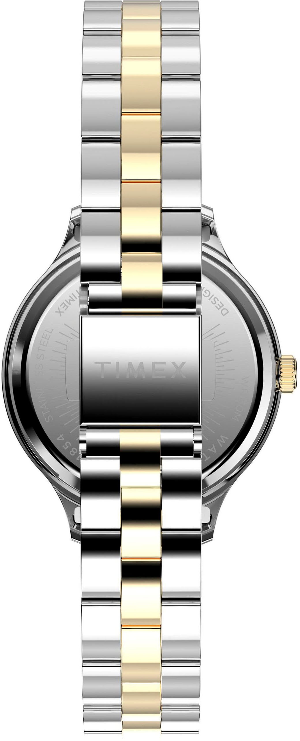 Timex Quarzuhr »PEYTON«, Armbanduhr, Damenuhr,Edelstahlarmband,analog