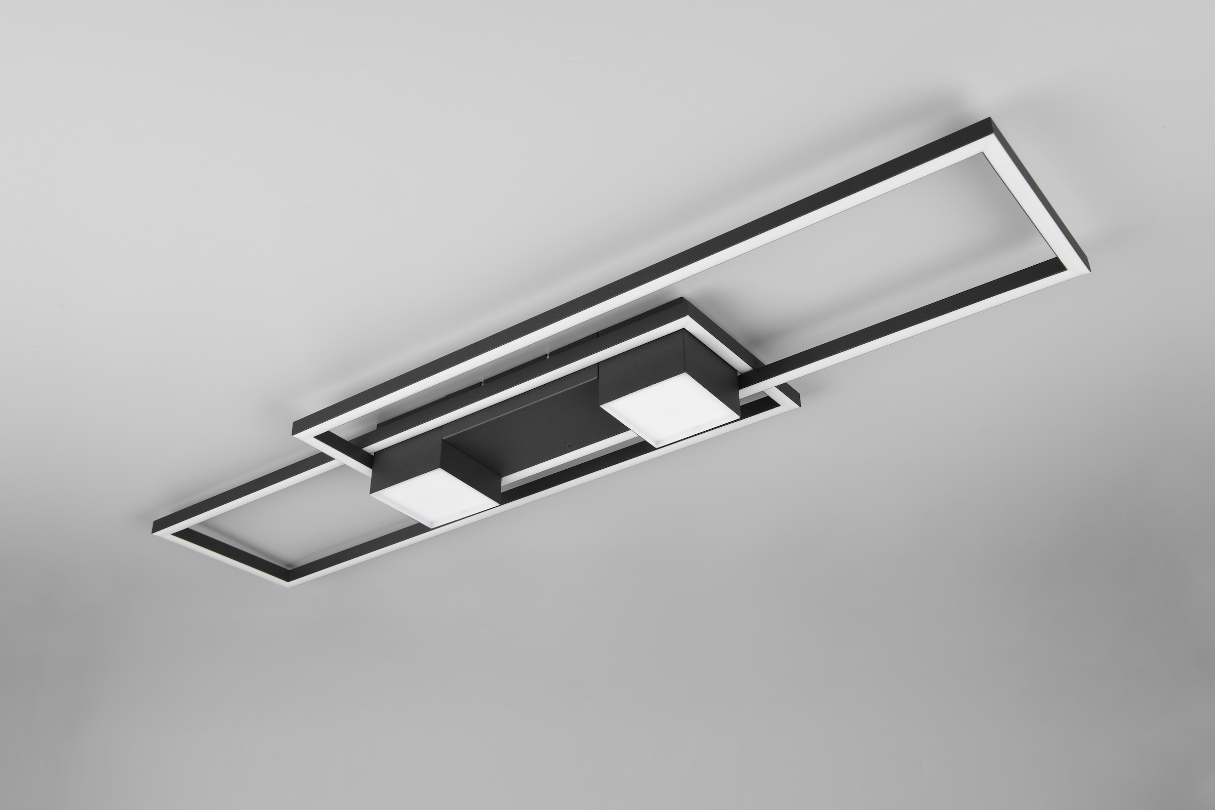 TRIO Leuchten LED Deckenleuchte »ALBANY LED Deckenlampe 37W 4300 Lumen warmweiß bis kaltweiß 2700-6500K« LED-Board 1 Stk. warmweiß - kaltweiß Fernbedienung, Lichtfarbe einstellbar, Memory, Nachtlicht, dimmbar