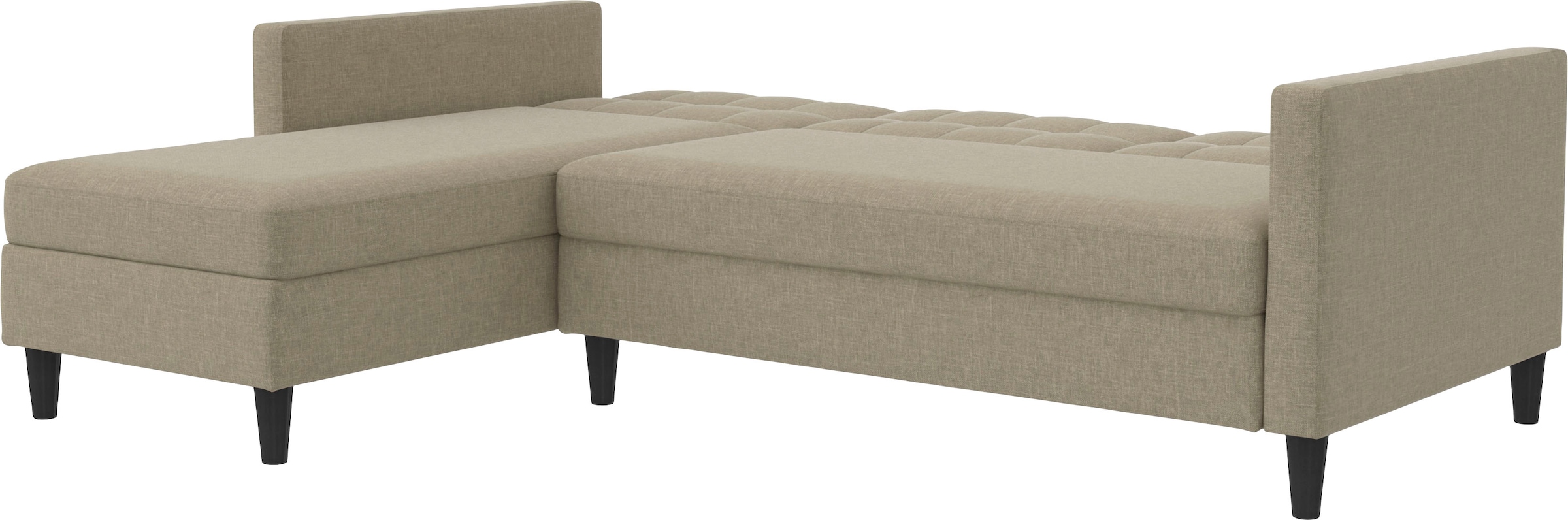 Dorel Home Ecksofa »Hartford II«, mit Bettfunktion und Stauraum, Recamiere beidseitig montierbar