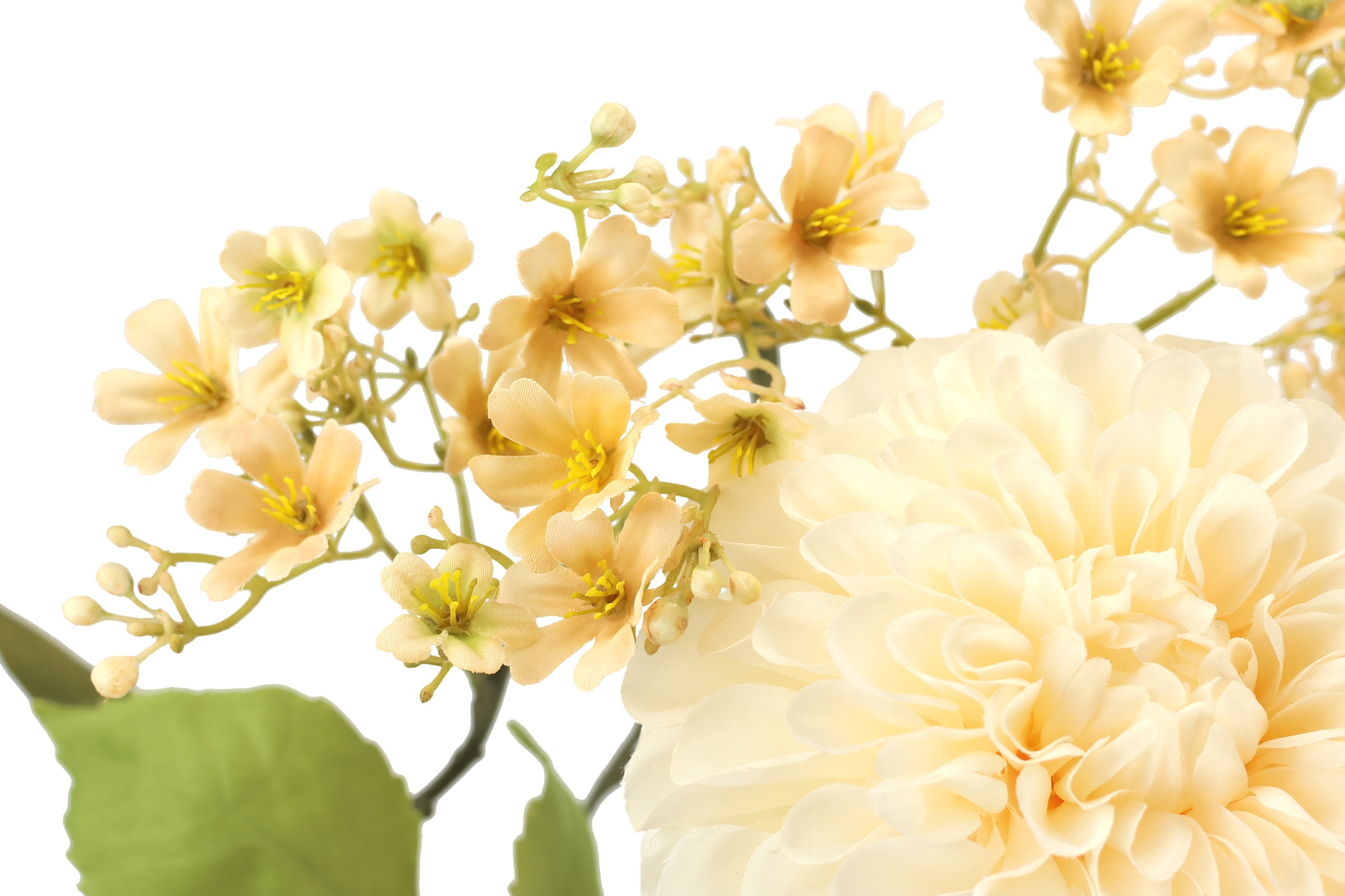 I.GE.A. Kunstblume »Stielblumen-Sortiment Dahlie Blütenzweig« Zweig Seidenblume Einzelblume Herbstliche Künstliche Blumen Dekoblumen