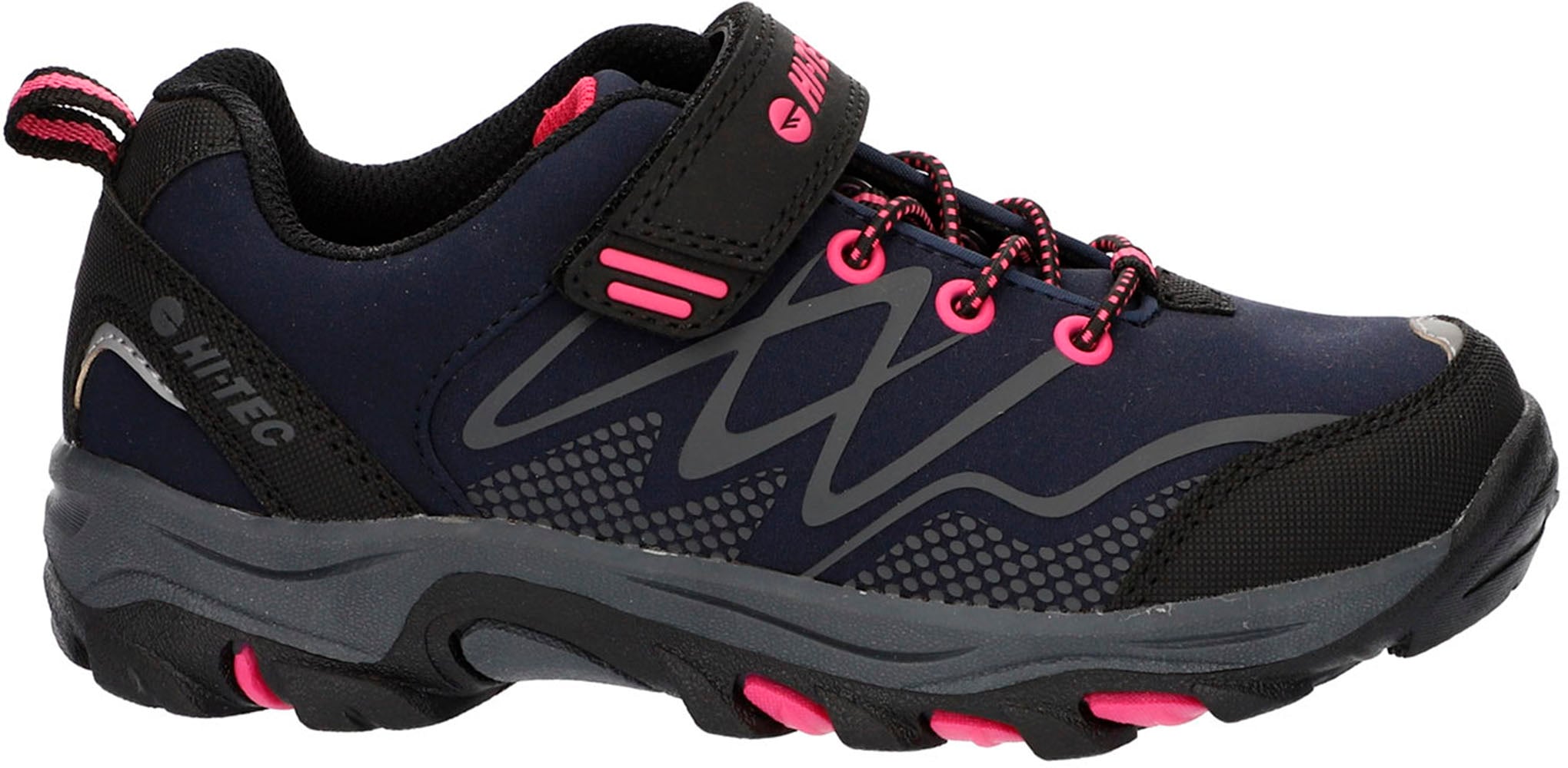 Hi-Tec Outdoorschuh »Hi-Tec Blackout Low Jrg«, Klett-/Schnürkombination