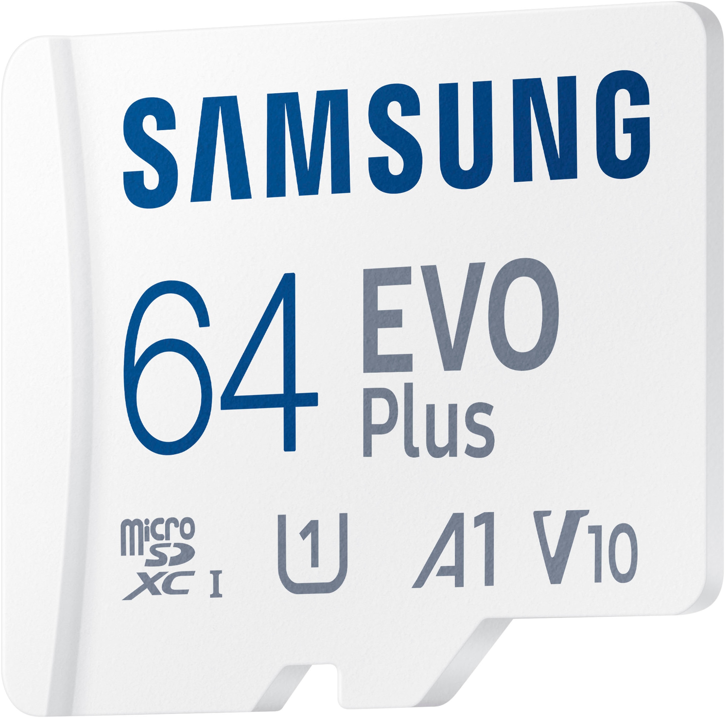 Samsung Speicherkarte »EVO Plus (2024) inkl. SD-Adapter«, (Video Speed Class 30 (V30)/UHS Speed Class 3 (U3) 160 MB/s Lesegeschwindigkeit)