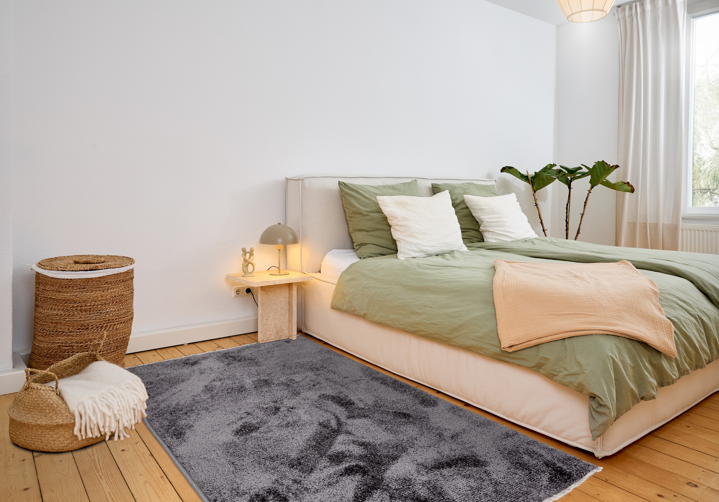 ASTRA Teppich »Stevie 250« rechteckig 9 mm Höhe weicher Kurzflor, gewebt, Wohnzimmer, Schlafzimmer