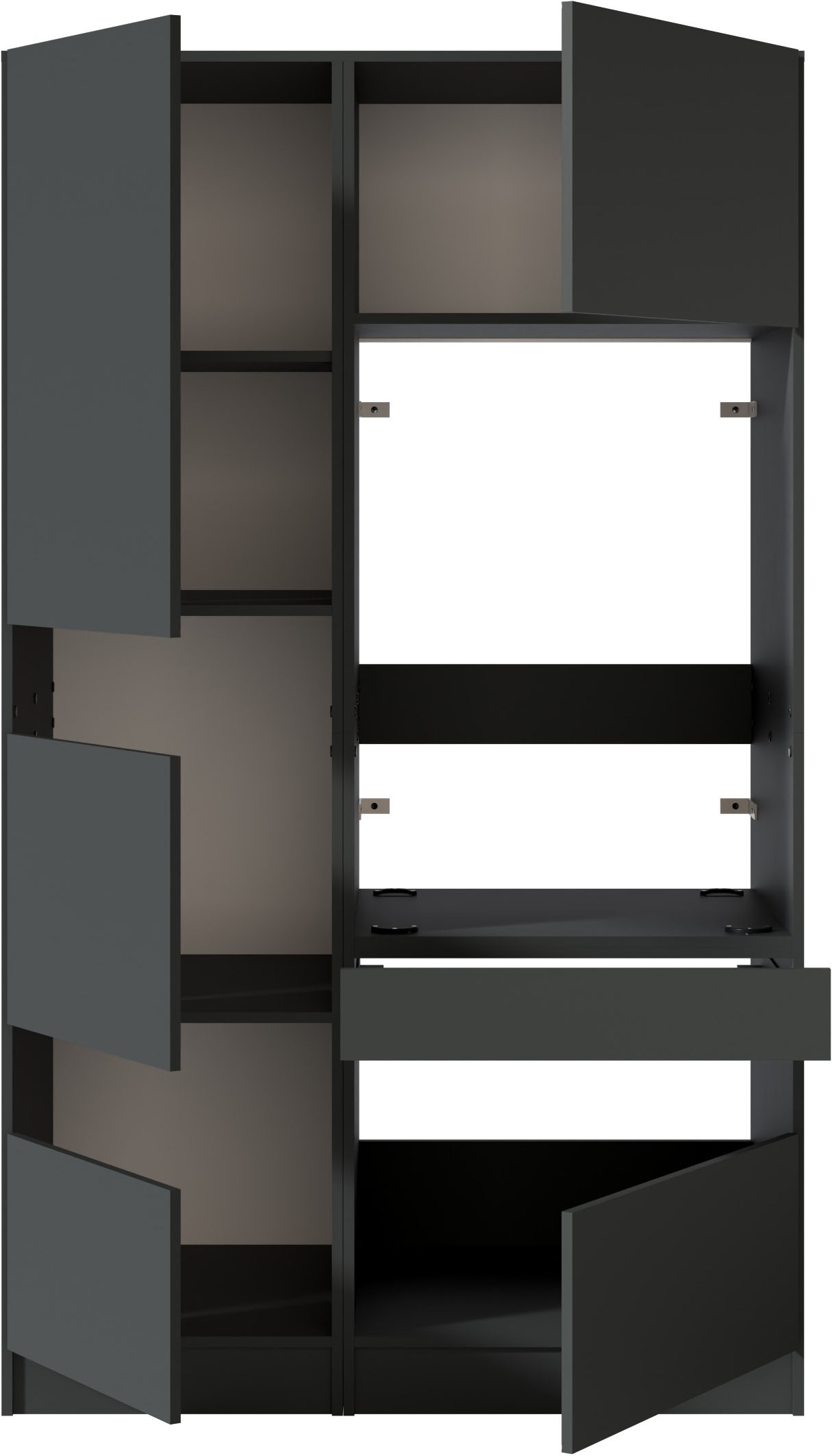 BASIC by Balculina Mehrzweckschrank-Set »Washhome B/T/H 118x68x200 cm« 2 Stk. tlg.