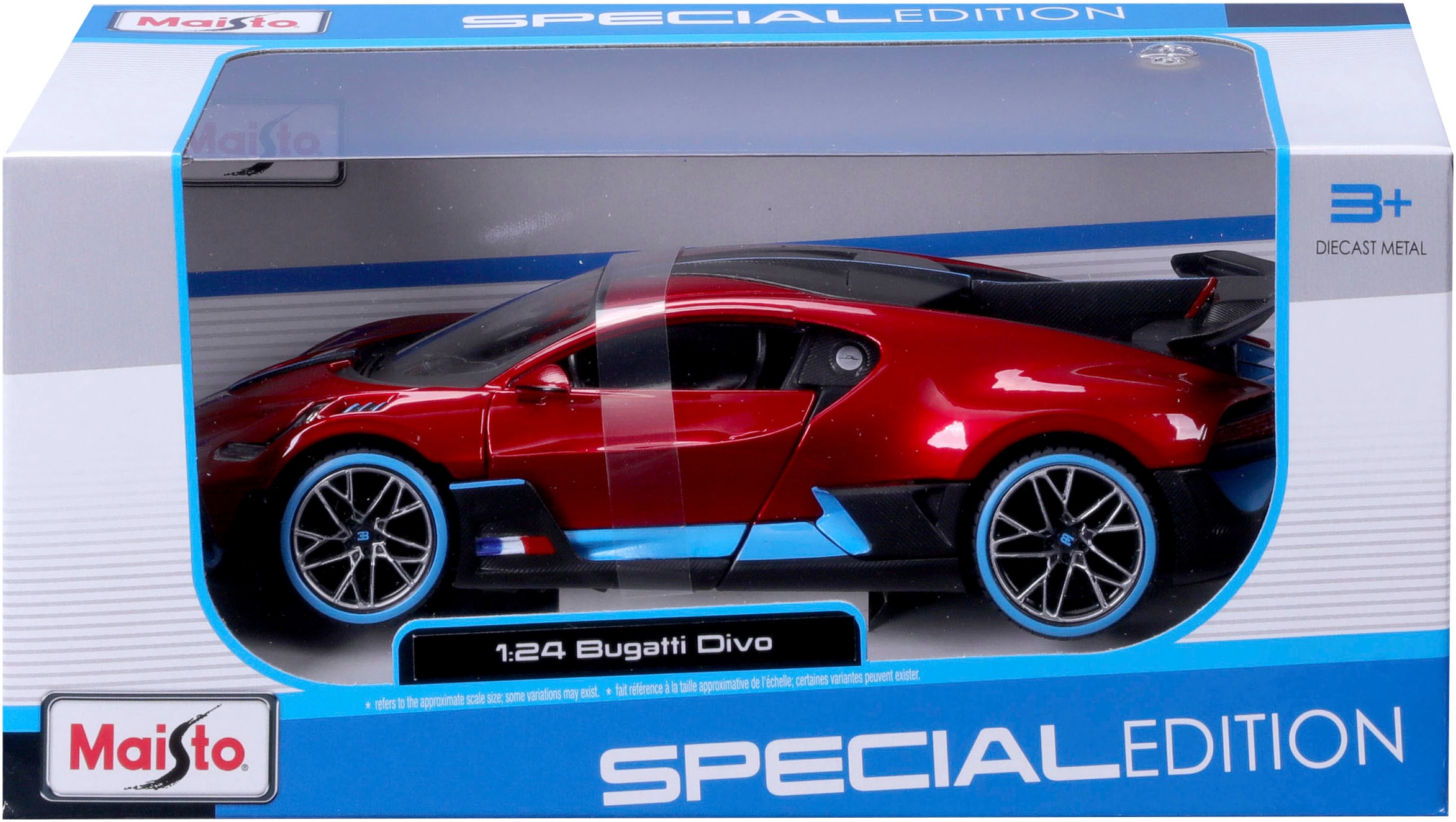 Maisto® Sammlerauto »1:24 Bugatti Divo, rot«, 1:24