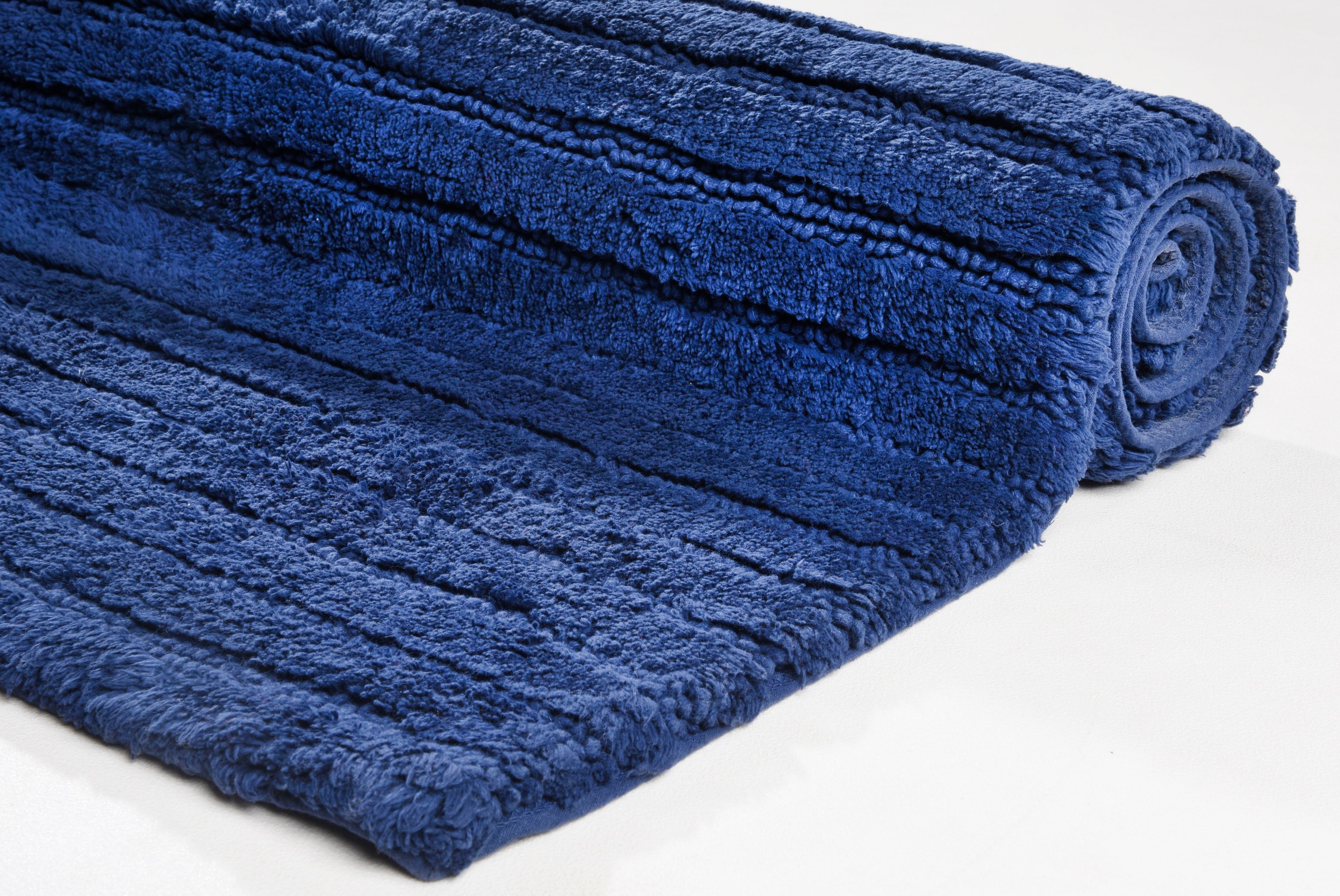 TOM TAILOR HOME Badematte »Cotton Stripes«, rutschhemmend beschichtet, fußbodenheizungsgeeignet-strapazierfähig, Uni Farben, gestreift, reine Baumwolle, Hoch-Tief Effekt