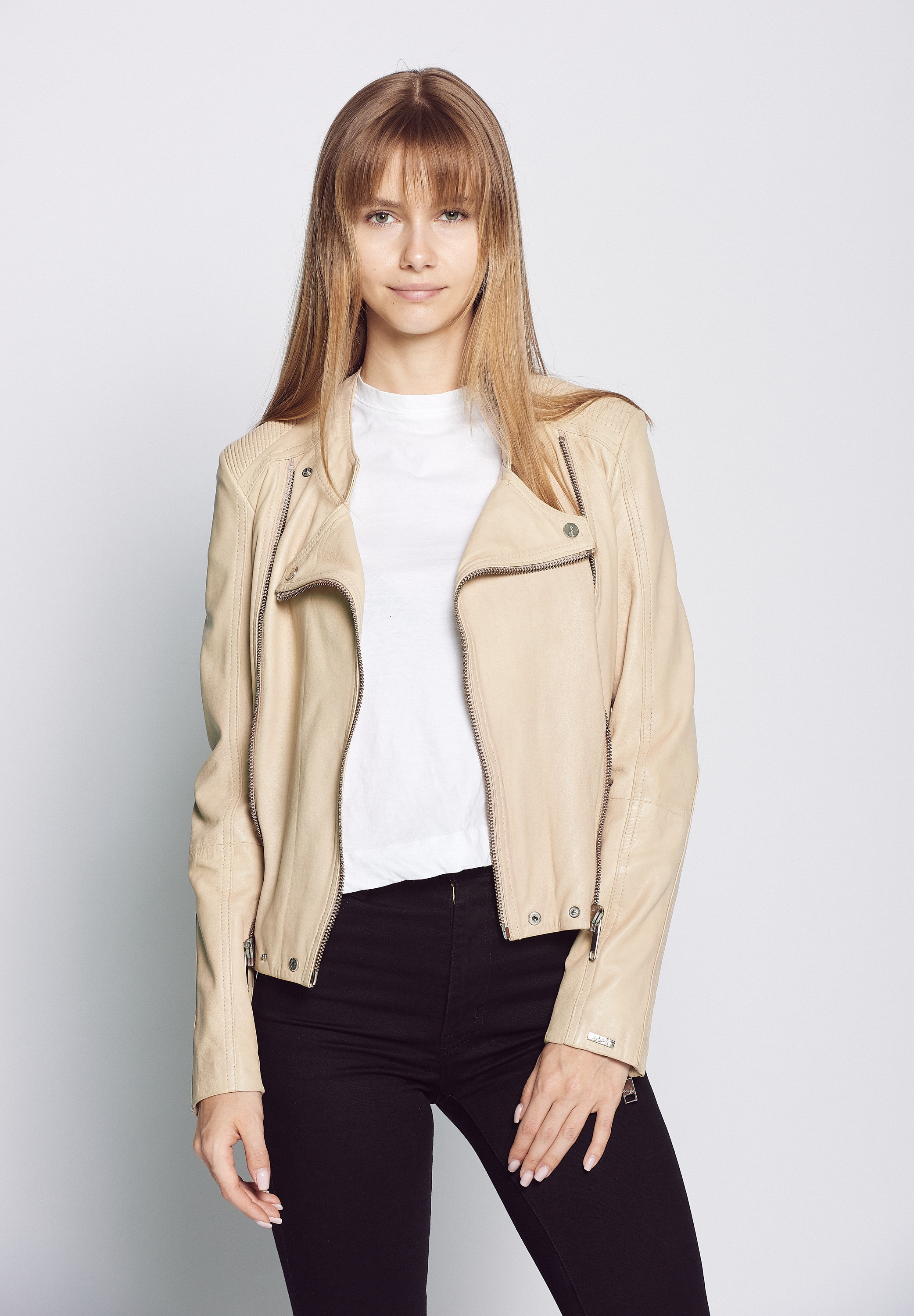 Maze Bikerjacke »Lederjacke Chrystal«