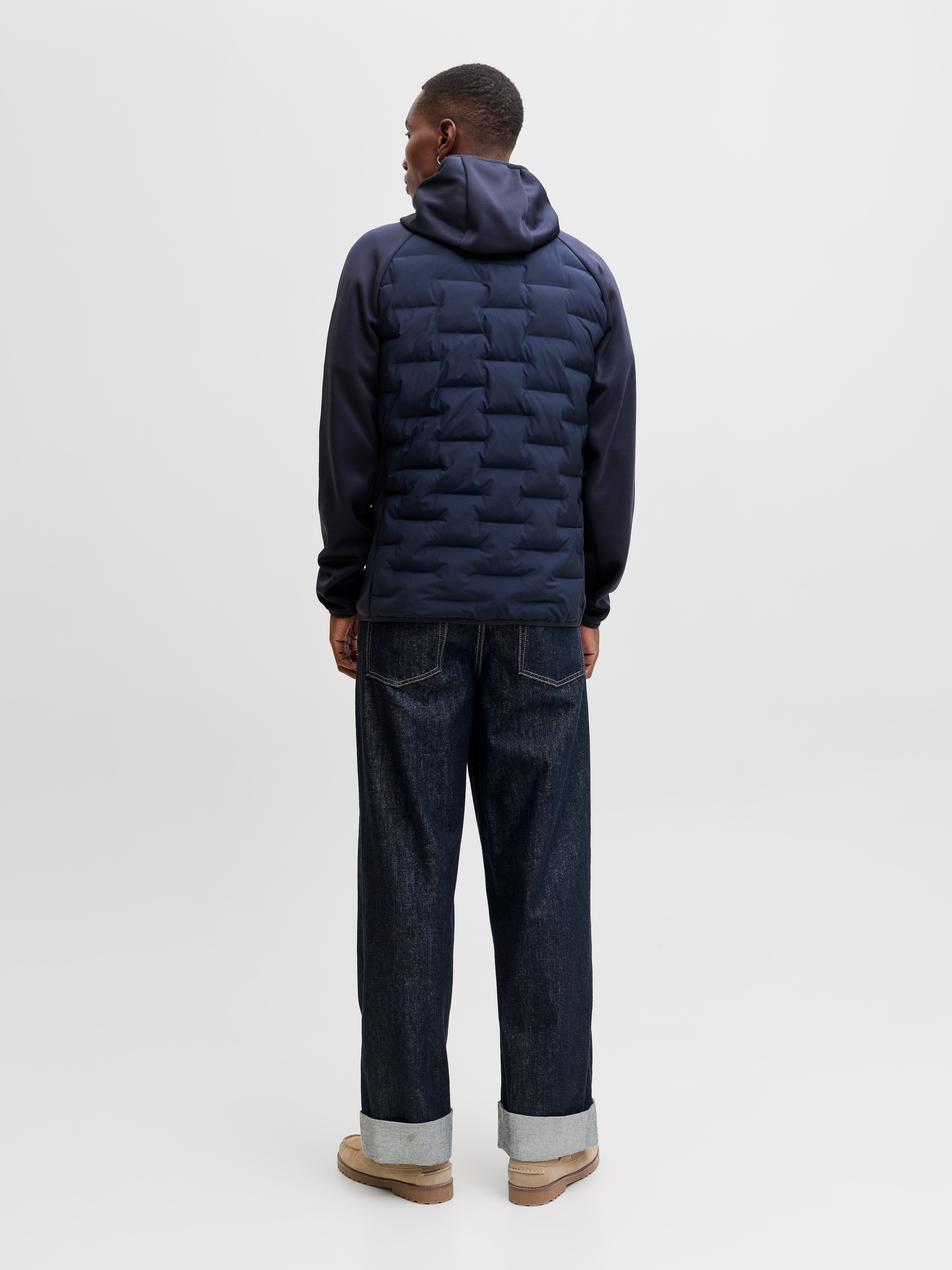 Jack & Jones Steppjacke »JJEPERFECT HYBRID JACKET NOOS« mit Kapuze mit Kapuze