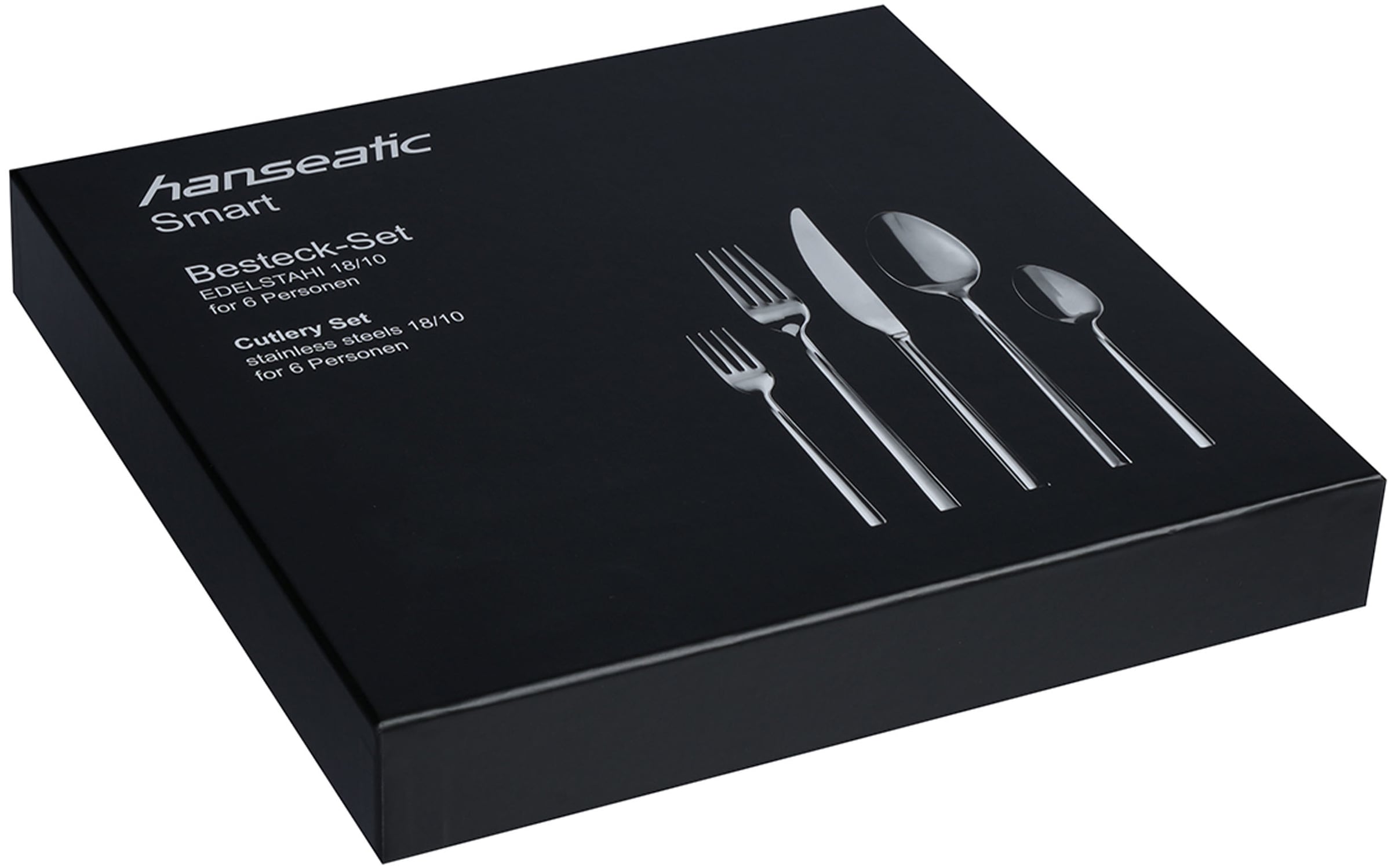 Hanseatic Besteck-Set »SMART, wahlweise in glänzender oder matter Optik« leichtes und minimalistisches Design