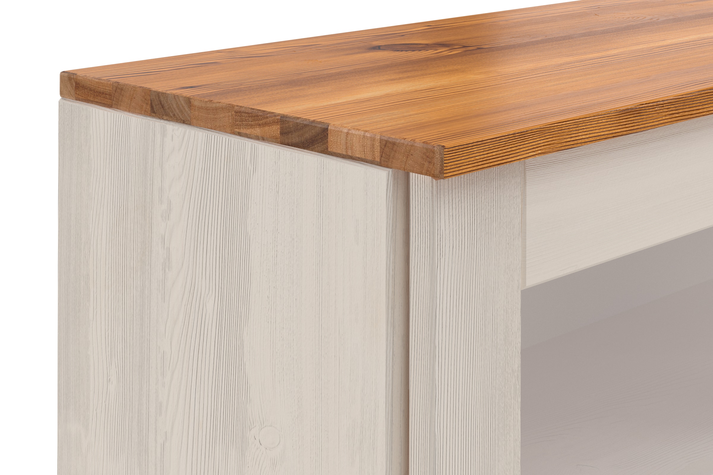 Home affaire Hängeschrank »Alby2«, Mit Metallgriffen und Glastüren, Breite 100 cm