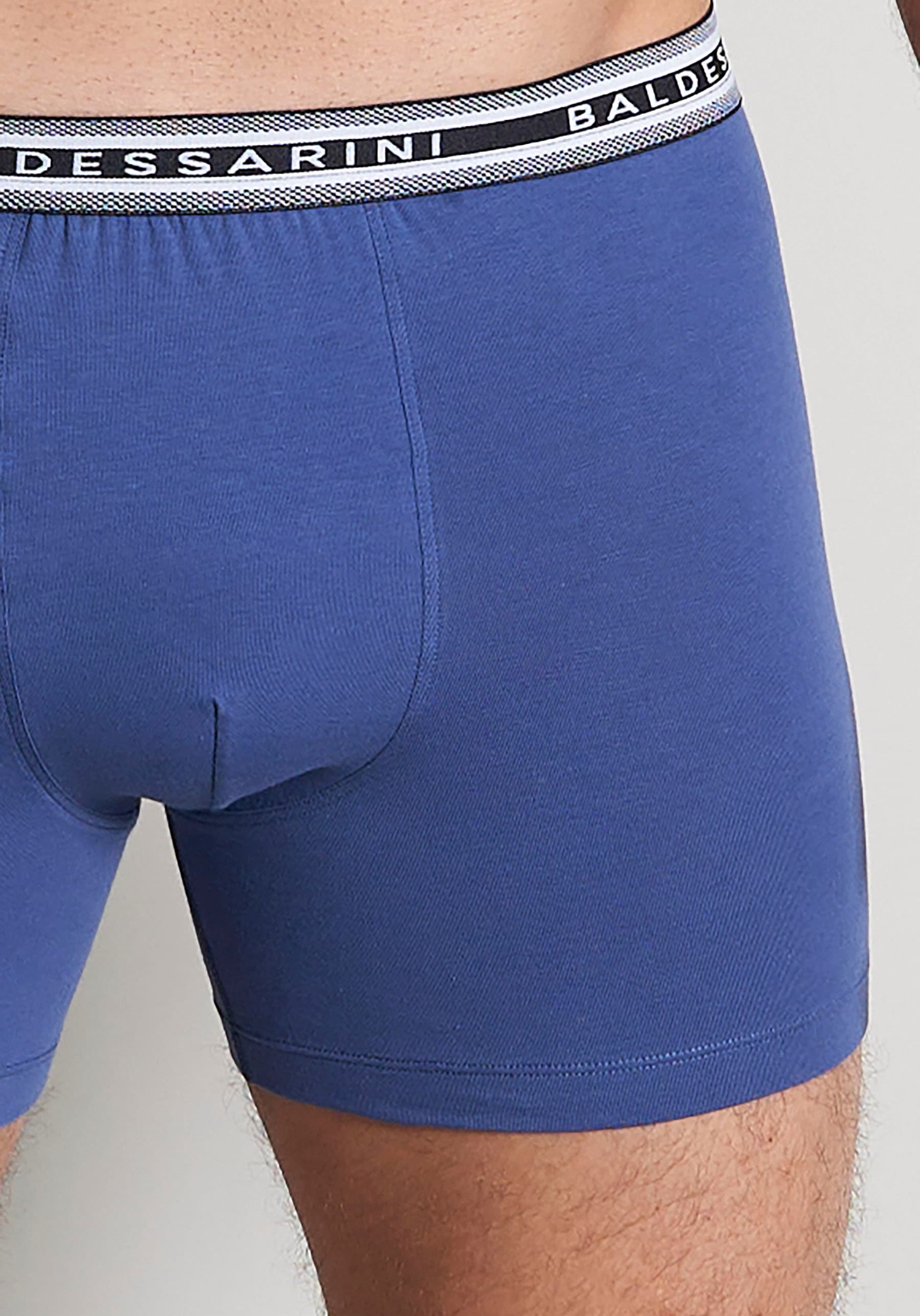 BALDESSARINI Lange Unterhose »Monaco«, (3er Pack), Breiter Bund, eng, elastisch, basic, wärmend, Baumwollmix