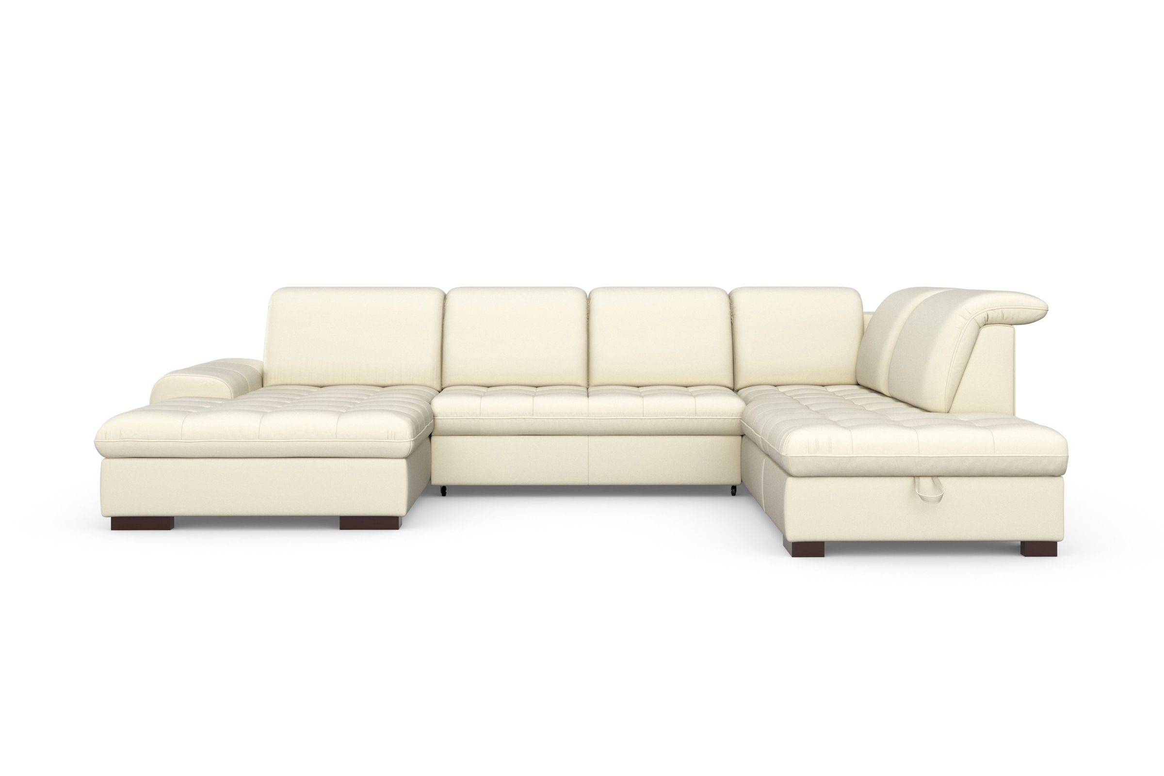 sit&more Wohnlandschaft »Luxor U-Form«, wahlweise mit Bettfunktion, Bettkasten und Kopfteilverstellung