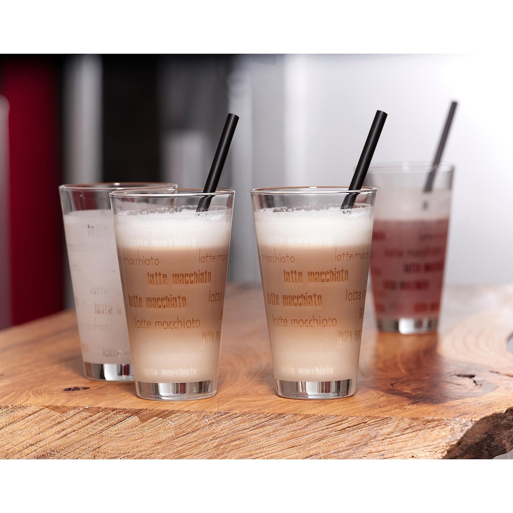 Ritzenhoff & Breker Latte-Macchiato-Glas »Chicco«, (Set, 4 tlg., (4 Becher)