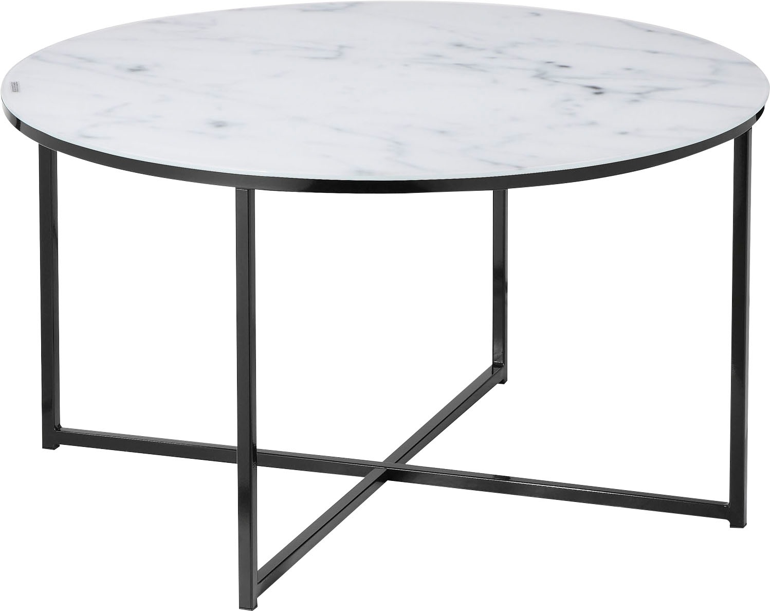 SalesFever Couchtisch "Caorle Coffeetable im eleganten Stil" Elegantes Design mit Marmoroptik-Tischplatte