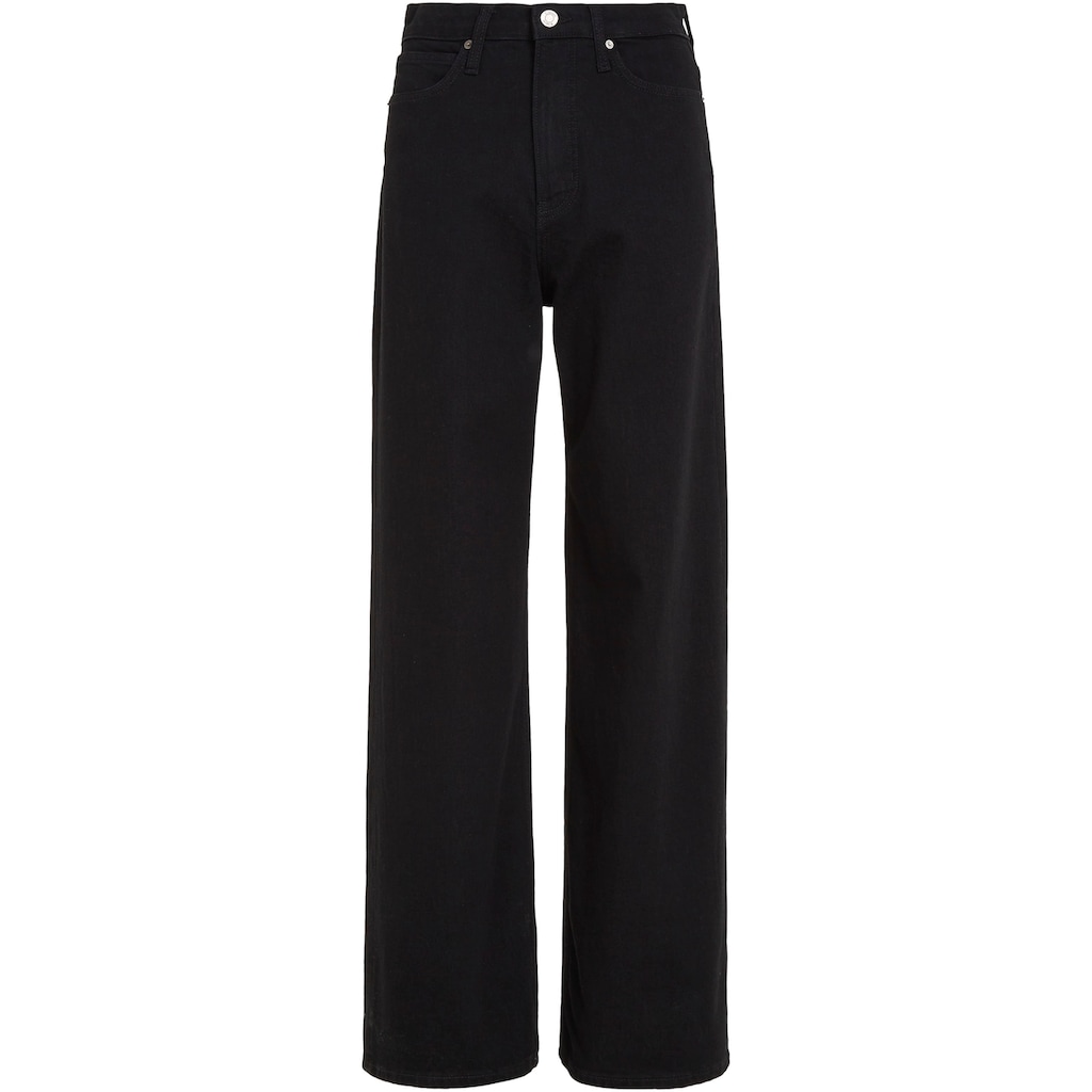 Calvin Klein Weite Jeans »HR WIDE - SOFT BLACK«