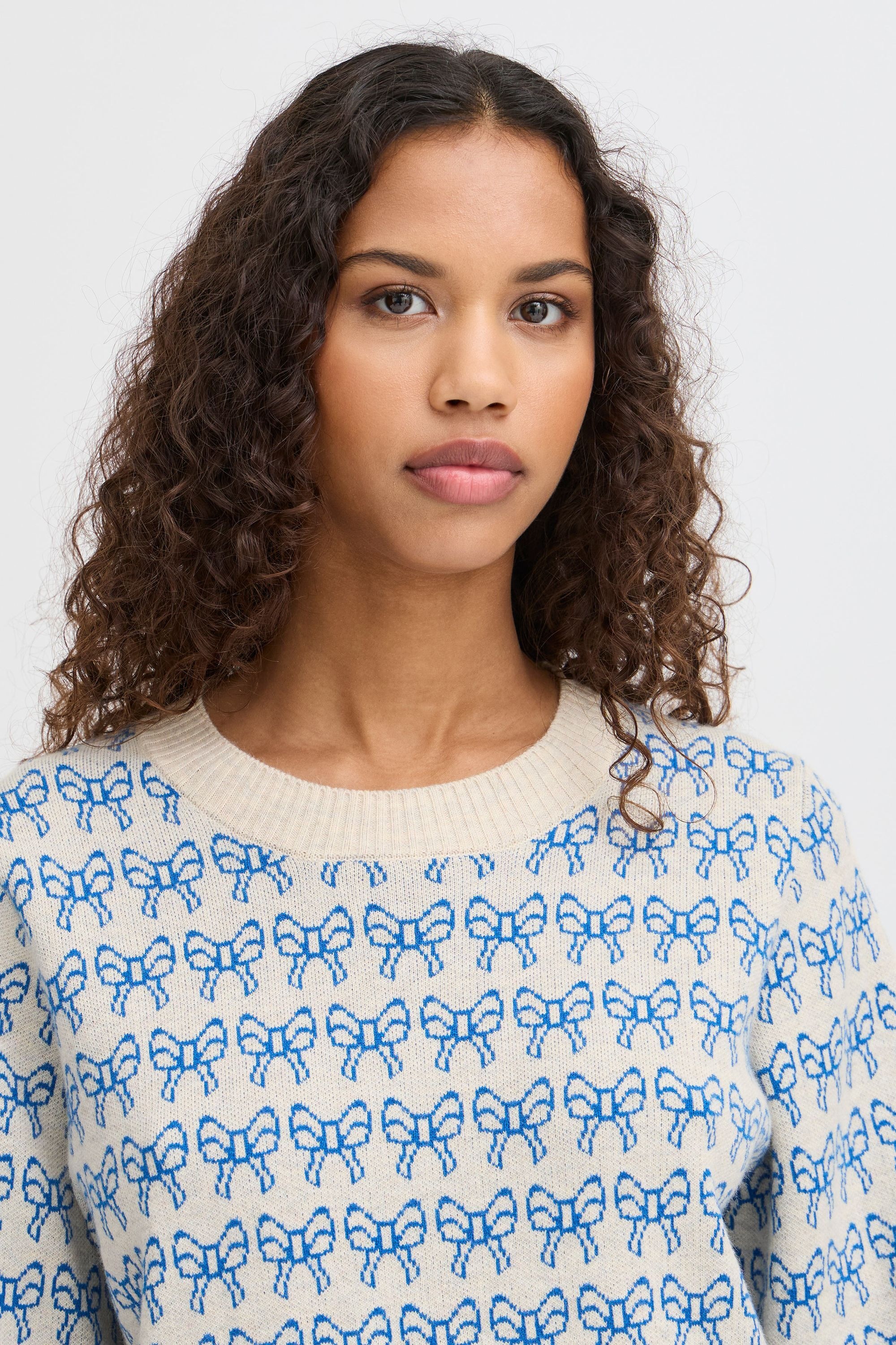 Ichi Strickfleece-Pullover »Strickpullover IHBRIELLE«