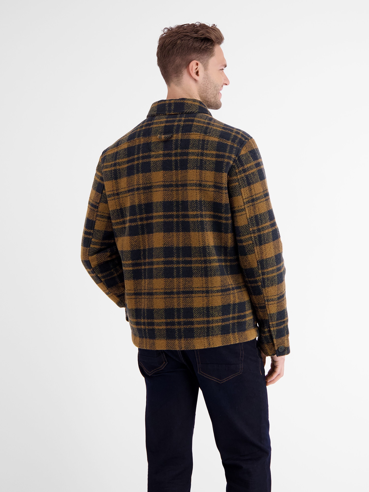 LERROS Hemdjacke »LERROS Kariertes Overshirt-Jacket«