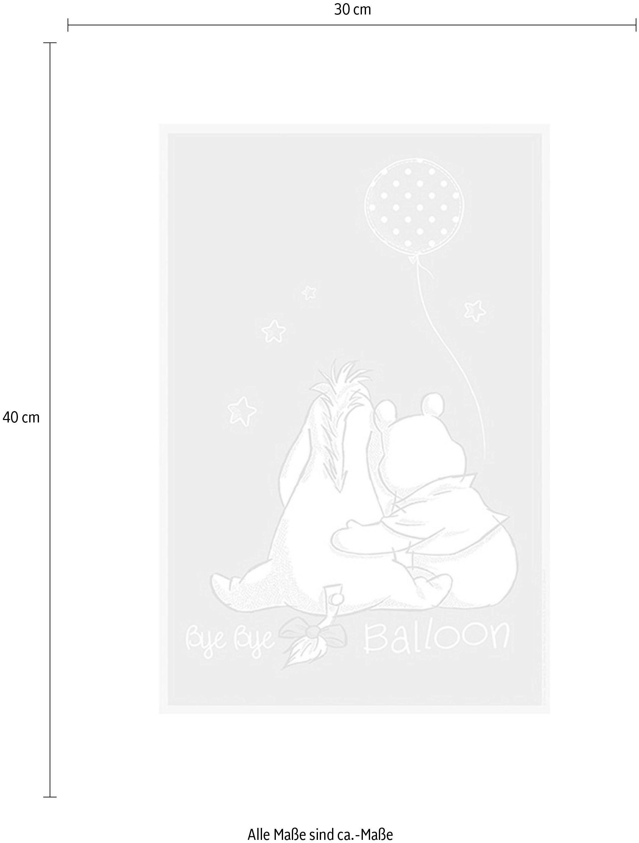 Komar Poster »Winnie Pooh Bye Bye Balloon«, Disney, (1 St.), Kinderzimmer,  Schlafzimmer, Wohnzimmer online kaufen | mit 3 Jahren XXL Garantie