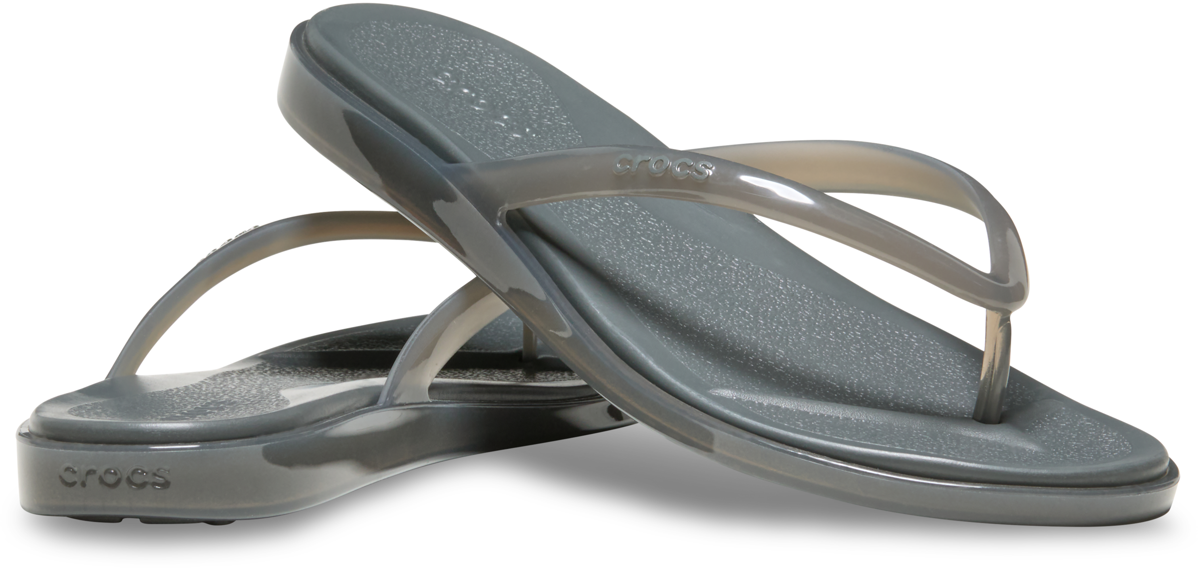 Crocs Zehentrenner »Miami Jelly Round Toe Flip«  Sommerschuh, Urlaubsschuh, Strandschuh mit Zehensteg
