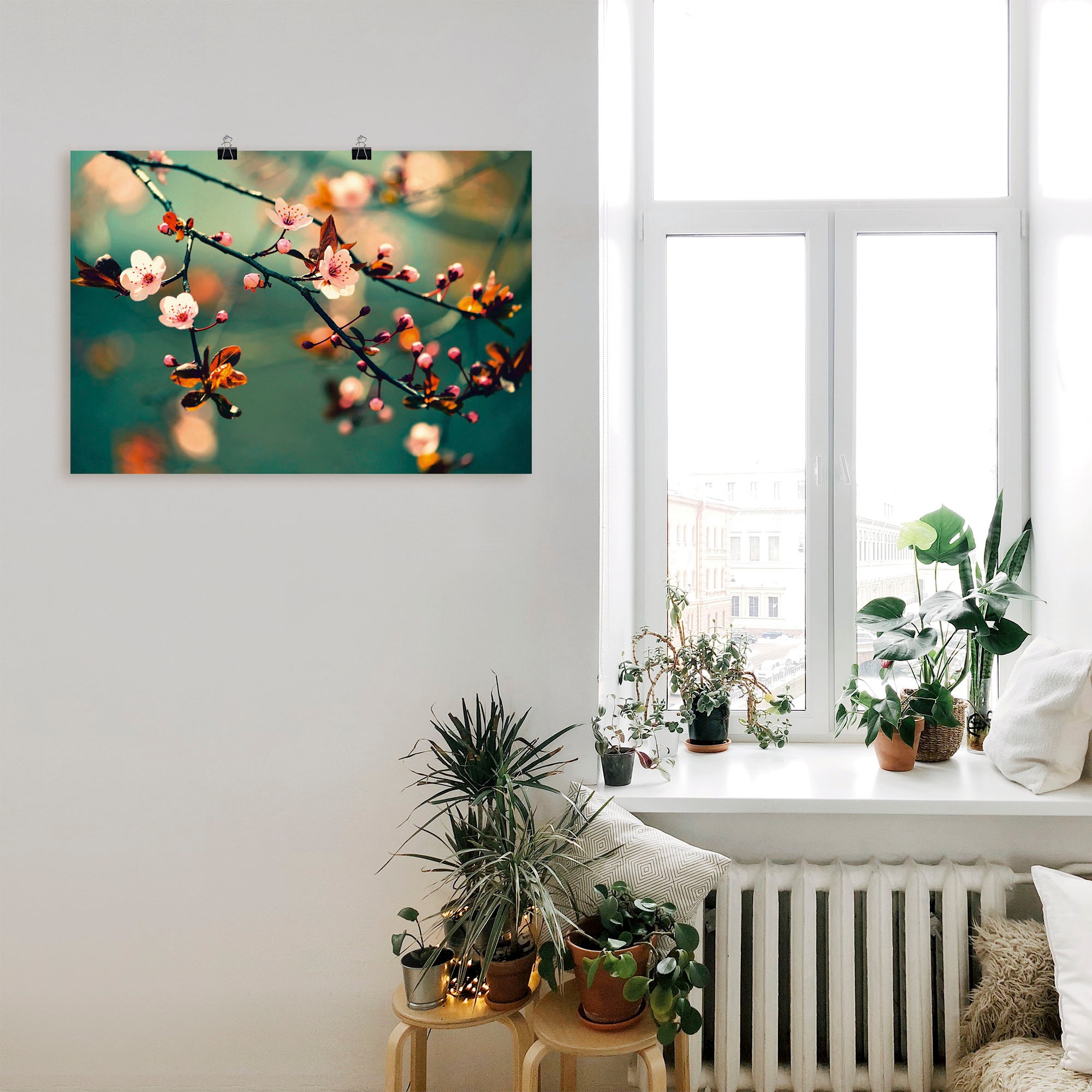 kaufen bequem Leinwandbild, Wandaufkleber (1 als Kirsch Größen »Japanische in Artland Blumen«, Blumen, St.), Alubild, Sakura versch. Poster oder Wandbild