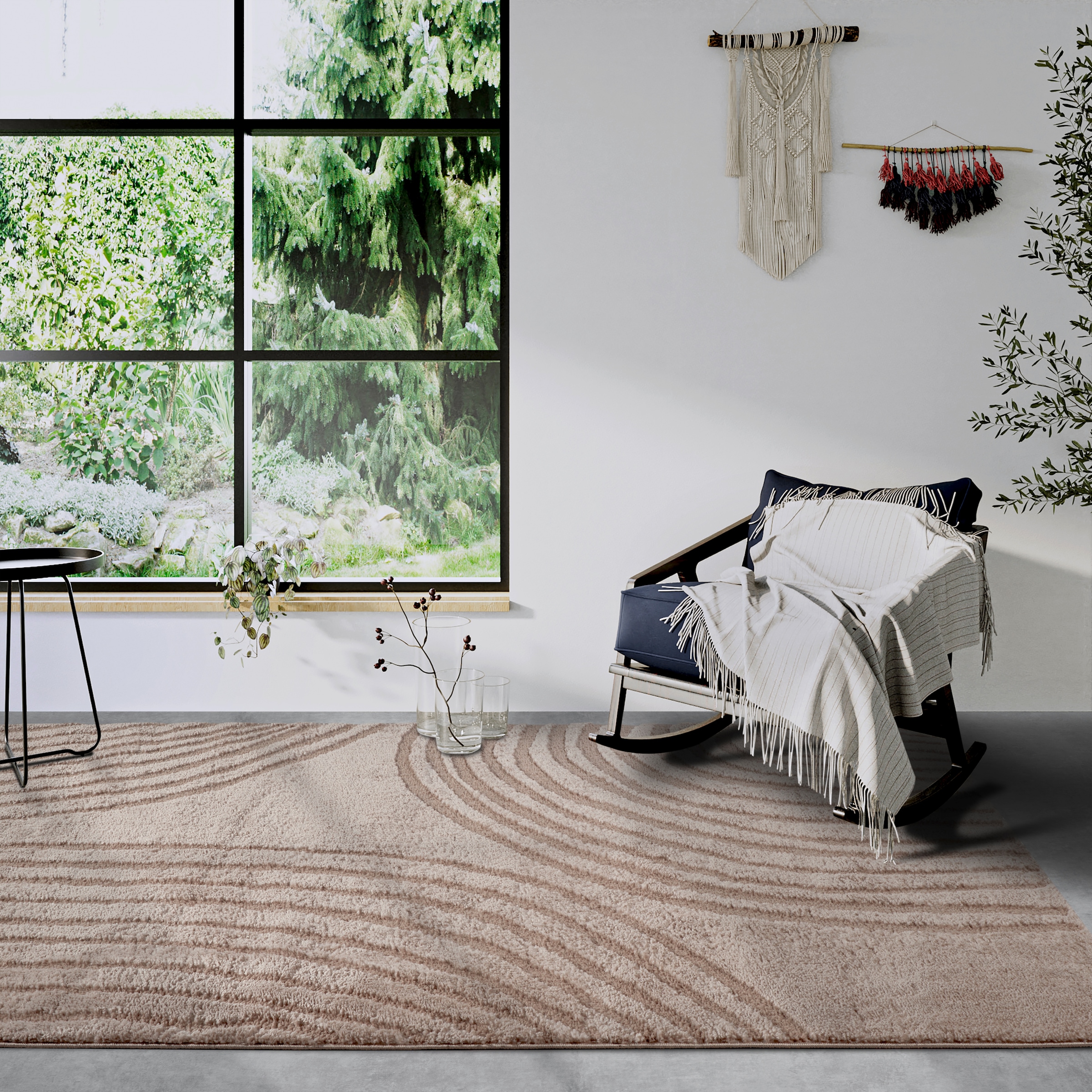 ELLE DECORATION Designteppich »Pigment«, rechteckig, 18 mm Höhe, Hochflor, Shaggy, Läufer, weich, Langflor, modern, Hoch Tief Effekt