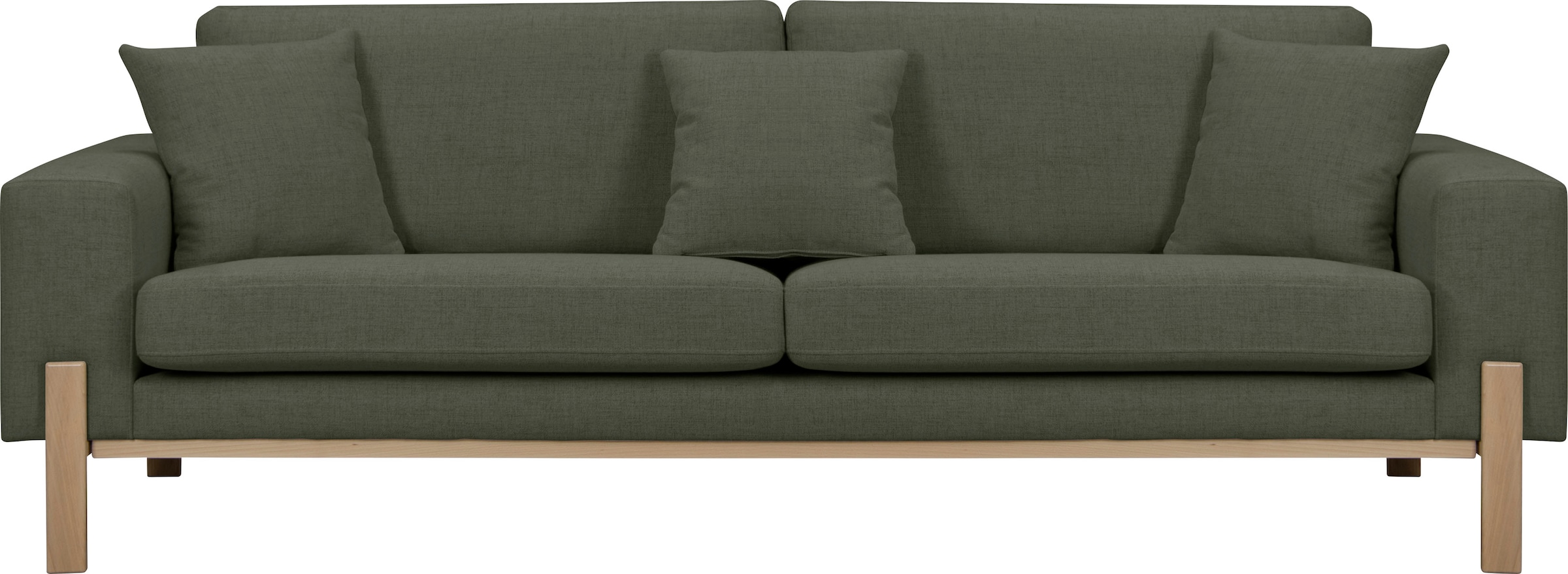 OTTO products 3-Sitzer »Hanne«, Bezug aus natürlichen Materialien:  Baumwolle und Leinen auf Raten kaufen