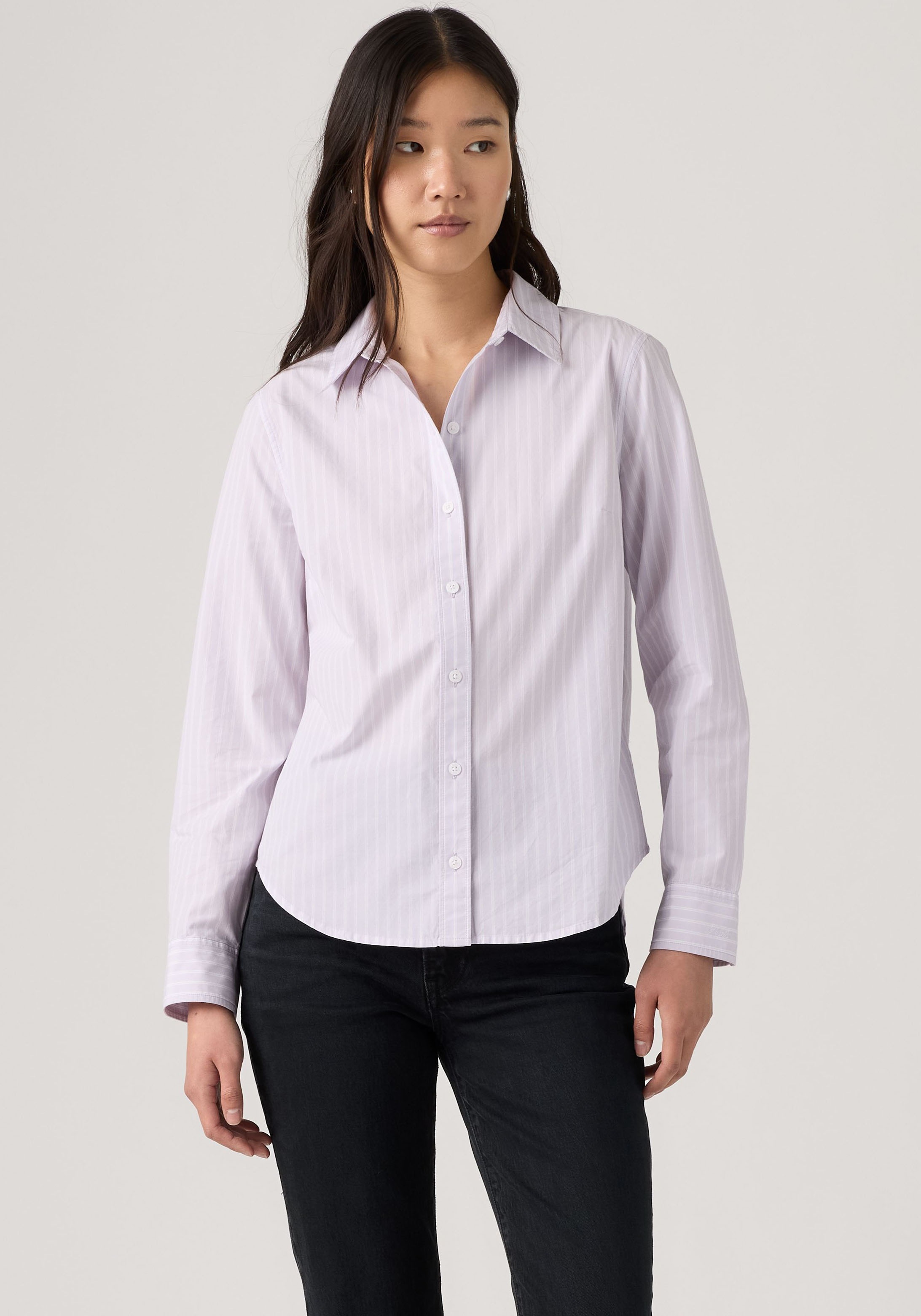Levi's® Hemdbluse »CARLILE CLASSIC POPLIN SHIRT« Klassischer Hemdblusenkragen