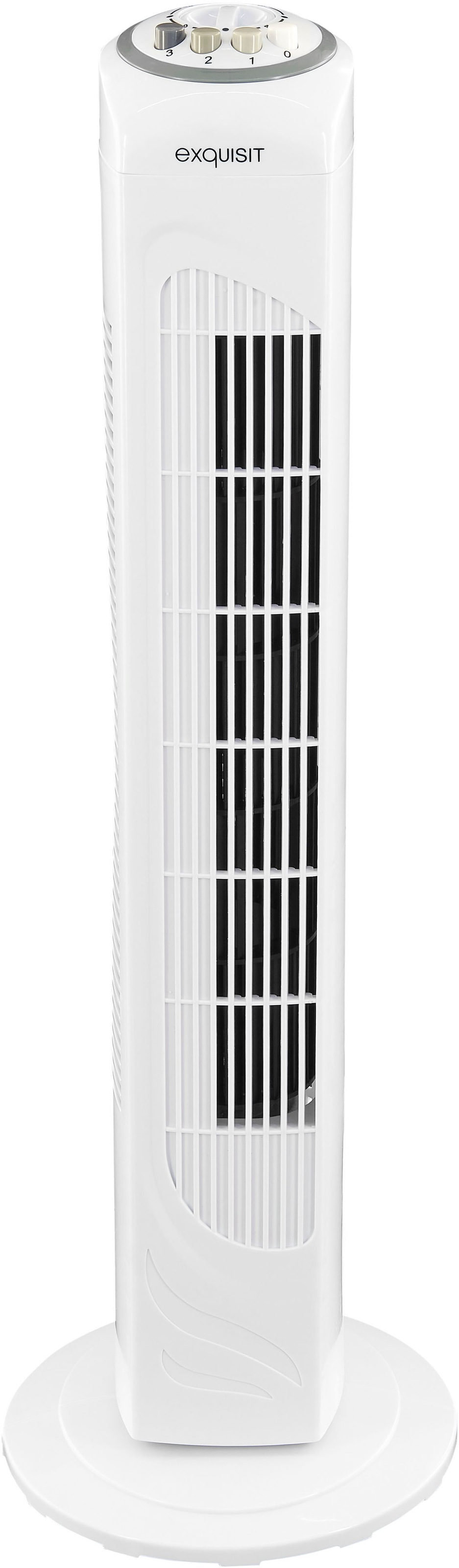 exquisit Standventilator »VS 34570 we«, inkl. Oszillation, 45 W Leistung, 120 Min. Timer