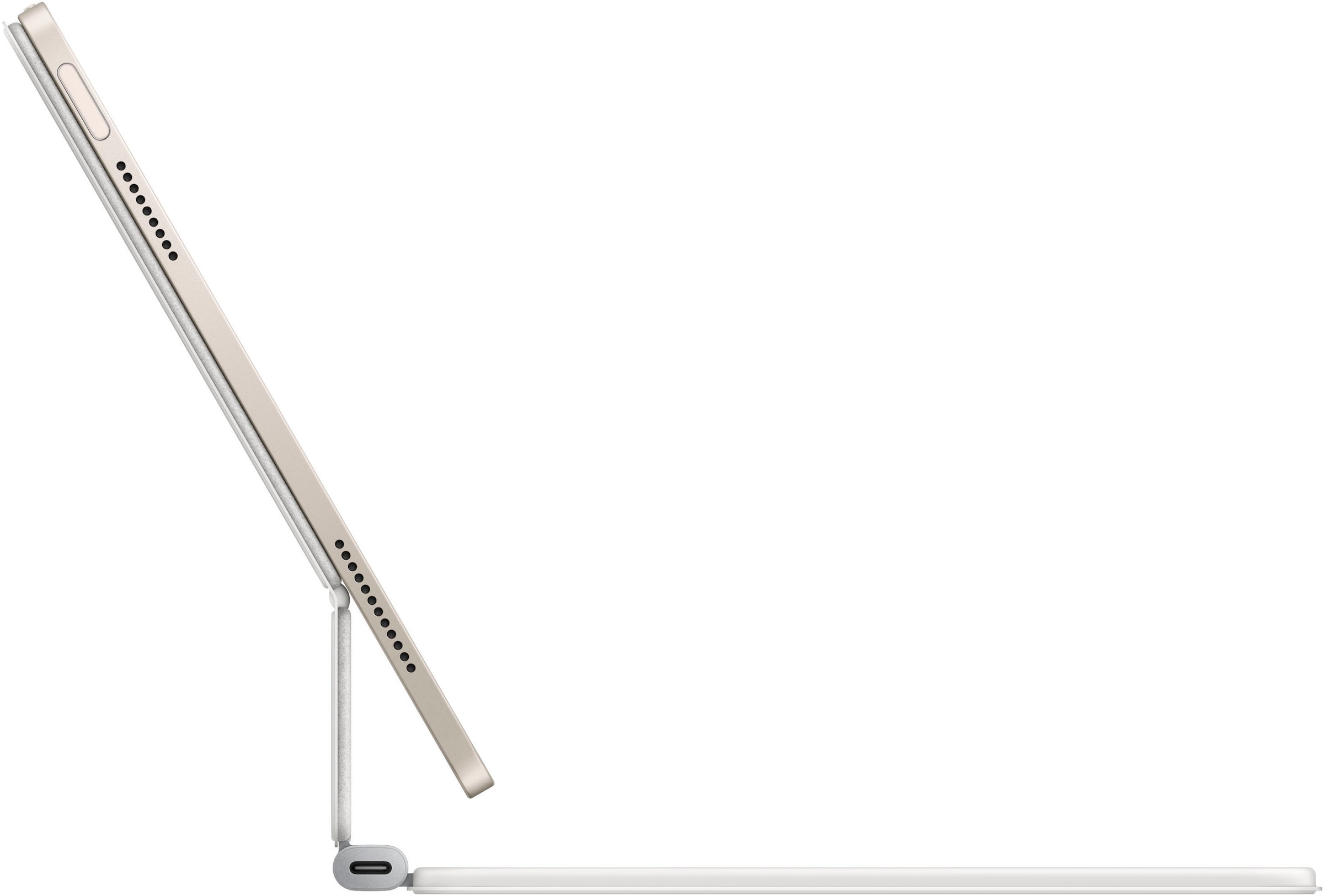 Apple iPad-Tastatur »Magic Keyboard für das 11" iPad Air (M3) – Deutsch«, (Touchpad-USB-Anschluss)