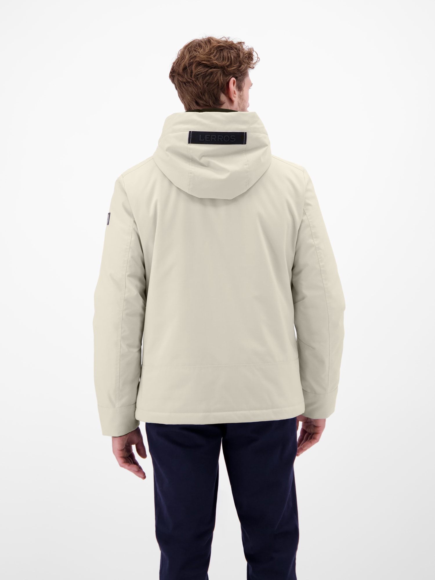 LERROS Blouson »LERROS Herren Blouson in Stukturoptik«, mit Kapuze, Wasser- und windabweisend