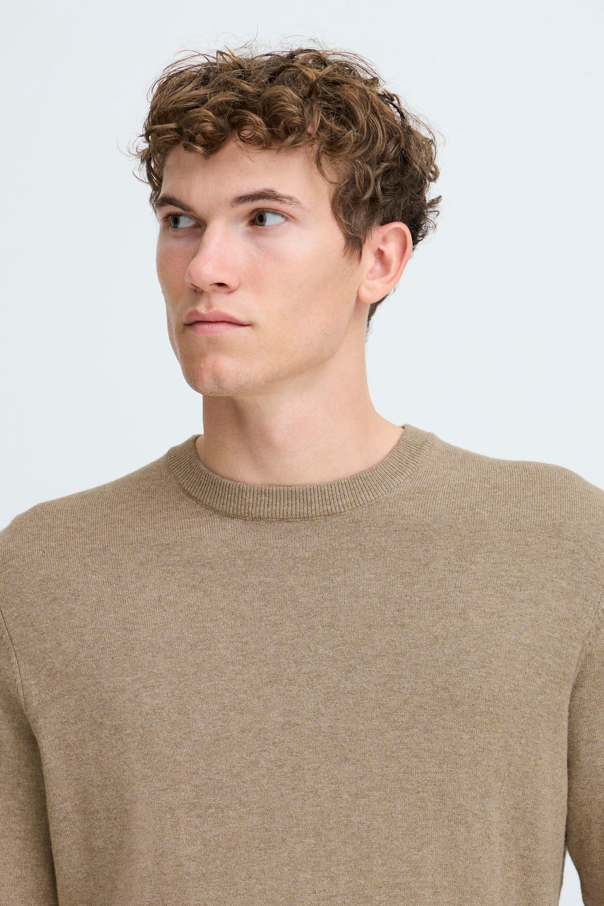 Casual Friday Strickfleece-Pullover »Strickpullover CFHALFDAN«