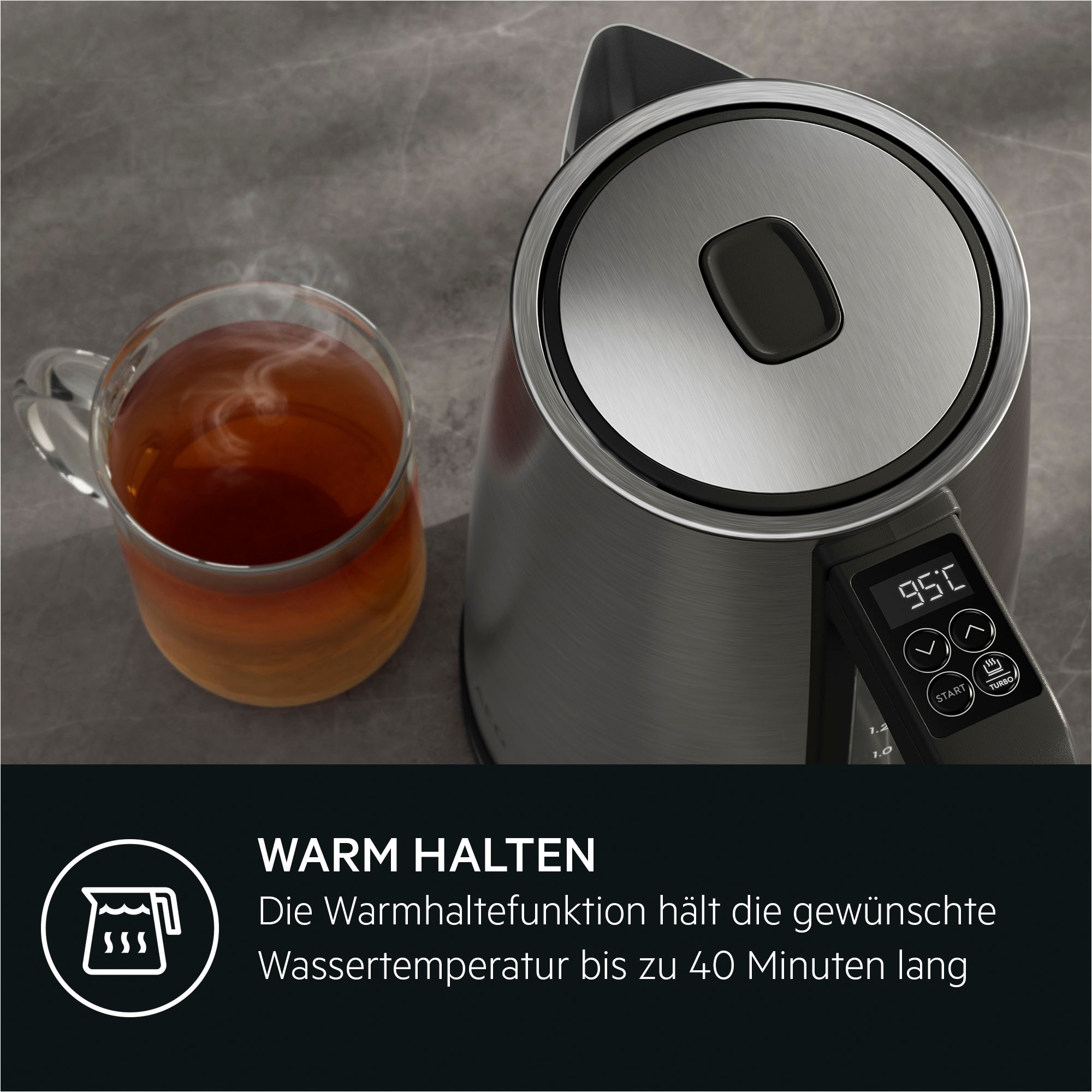 AEG Wasserkocher »K5-1-6ST«, 1,7 l, 2400 W