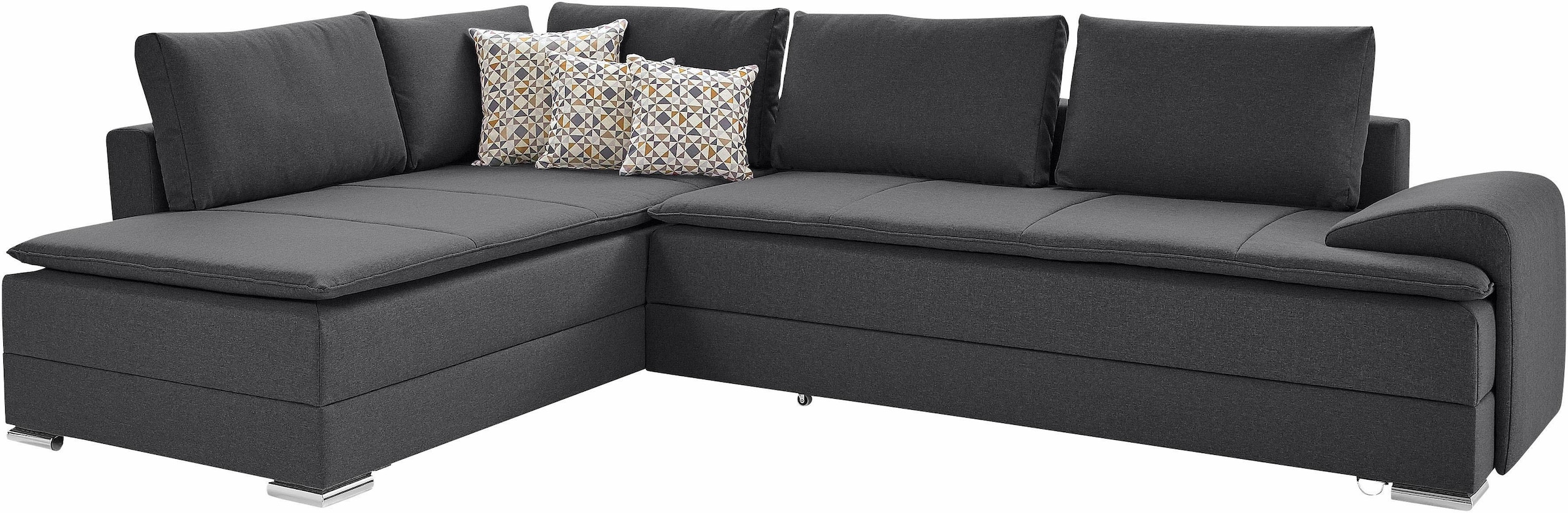 INOSIGN Ecksofa »Night & Day L-Form«, mit Boxspring Bettfunktion 180x200 cm, Dauerschläfer