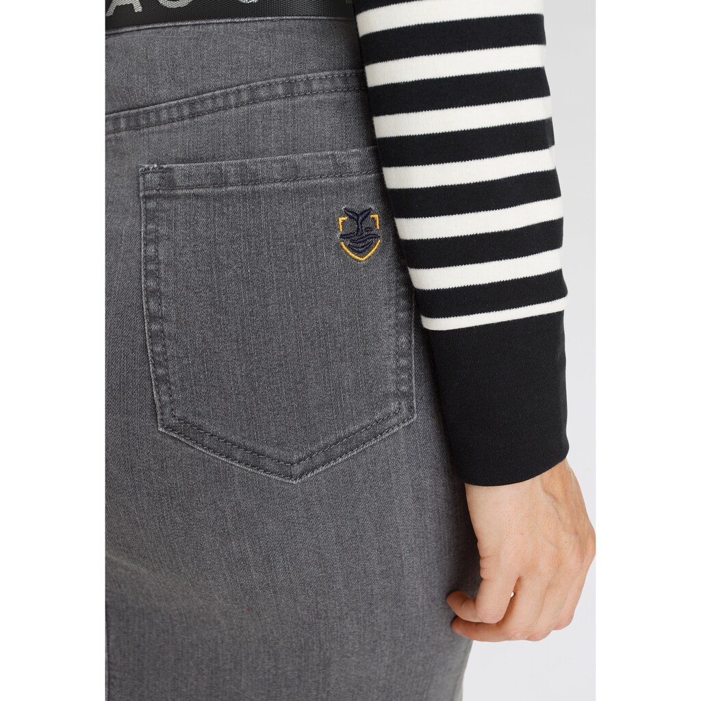 DELMAO Jeansrock, (Packung, 2 tlg., mit Gürtel), mit passendem Gürtel - NEUE MARKE!