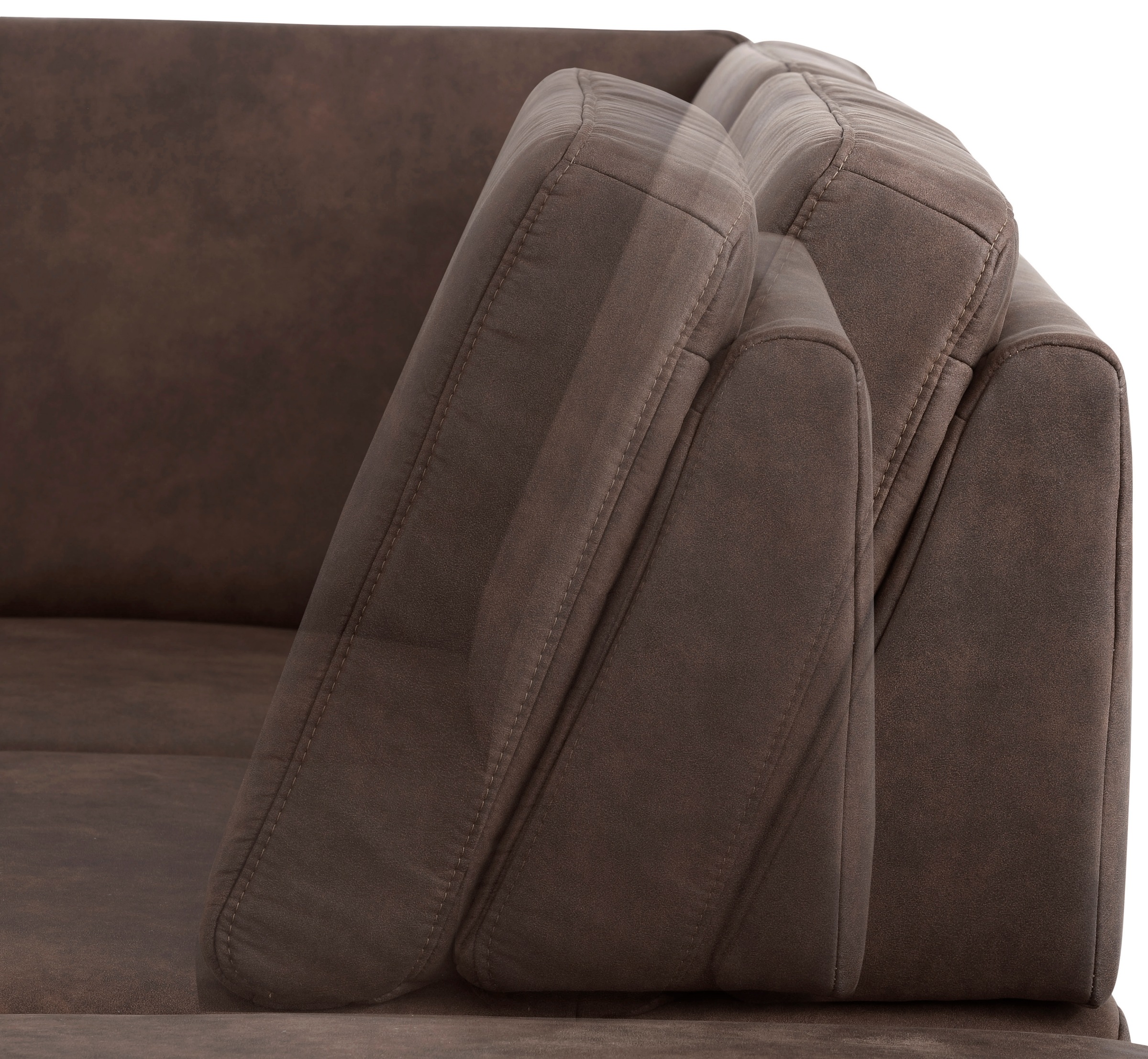 Home affaire Ecksofa »Palace L-Form«, incl. Sitztiefenverstellung, wahlweise mit Bettfunktion und Stauraum