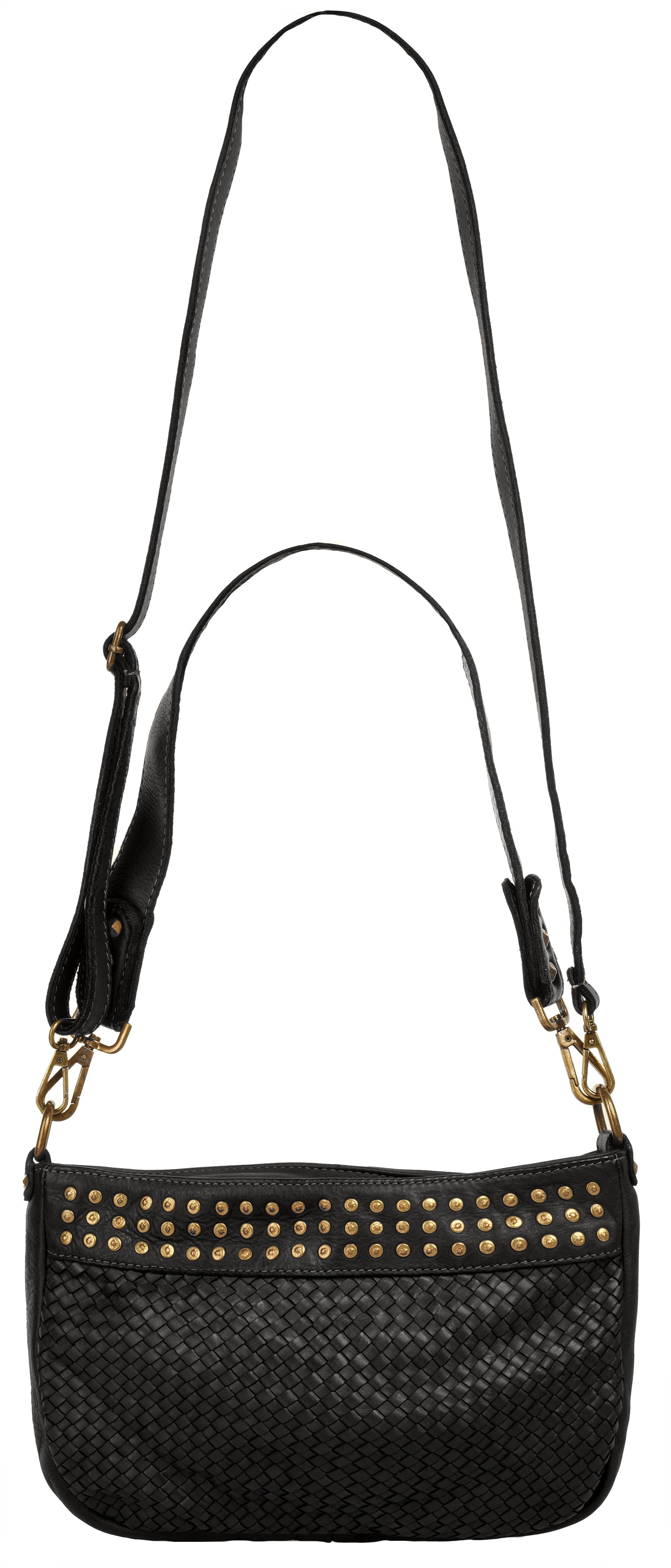 Samantha Look Umhängetasche echt Leder, Made in Italy