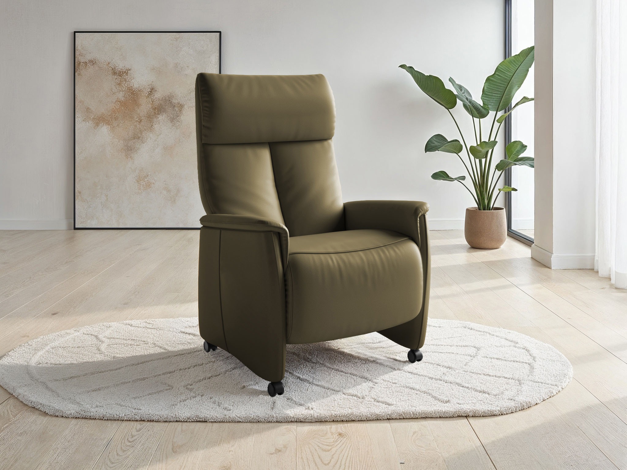 sit&more TV-Sessel »Cremona mit Kopfteilverstellung, weitere Funktionen« wahlweise manuell oder elektrischer Funktion mit Akku