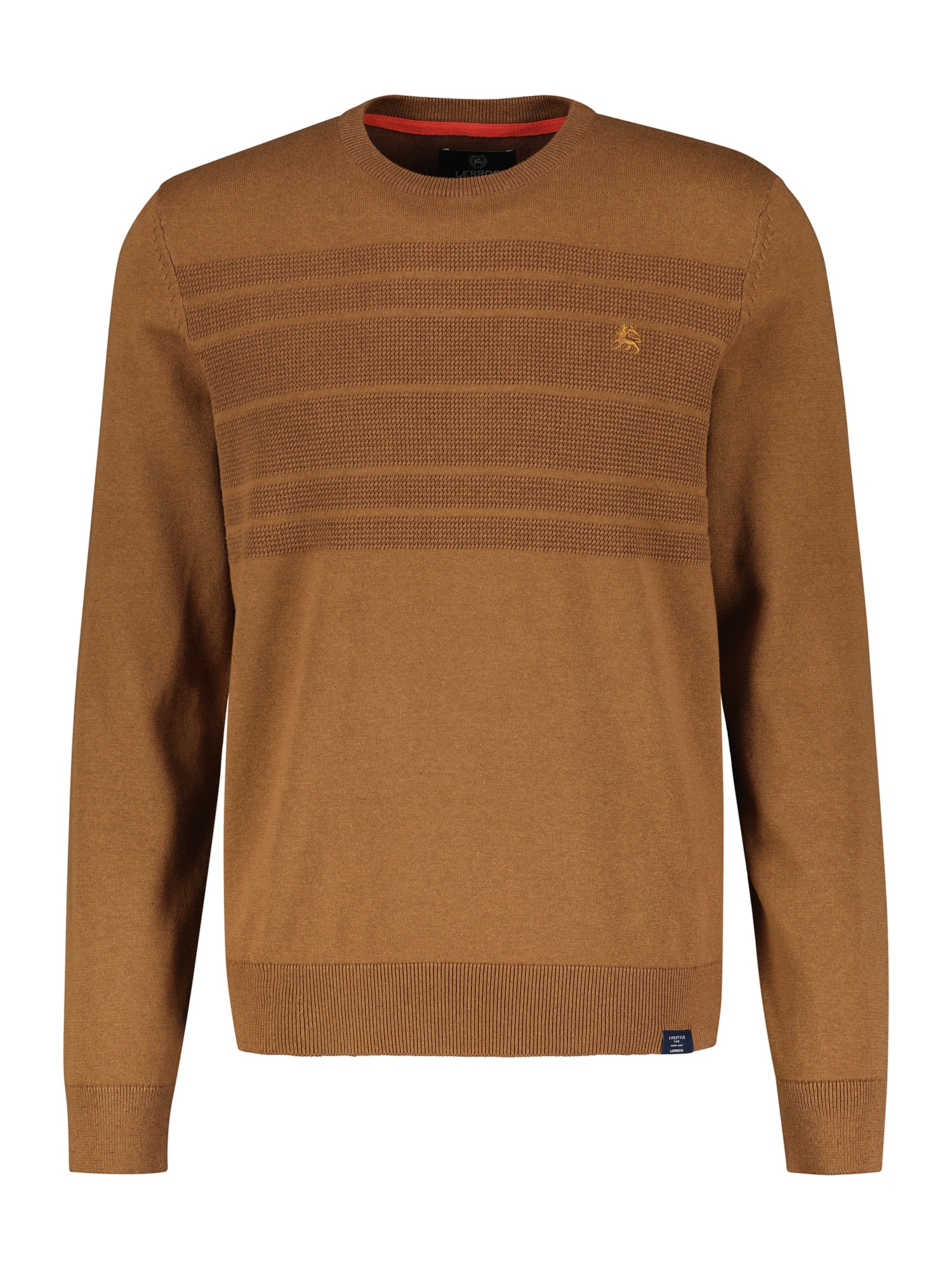 LERROS Strickpullover »LERROS Strickpullover, tonal gestreift«