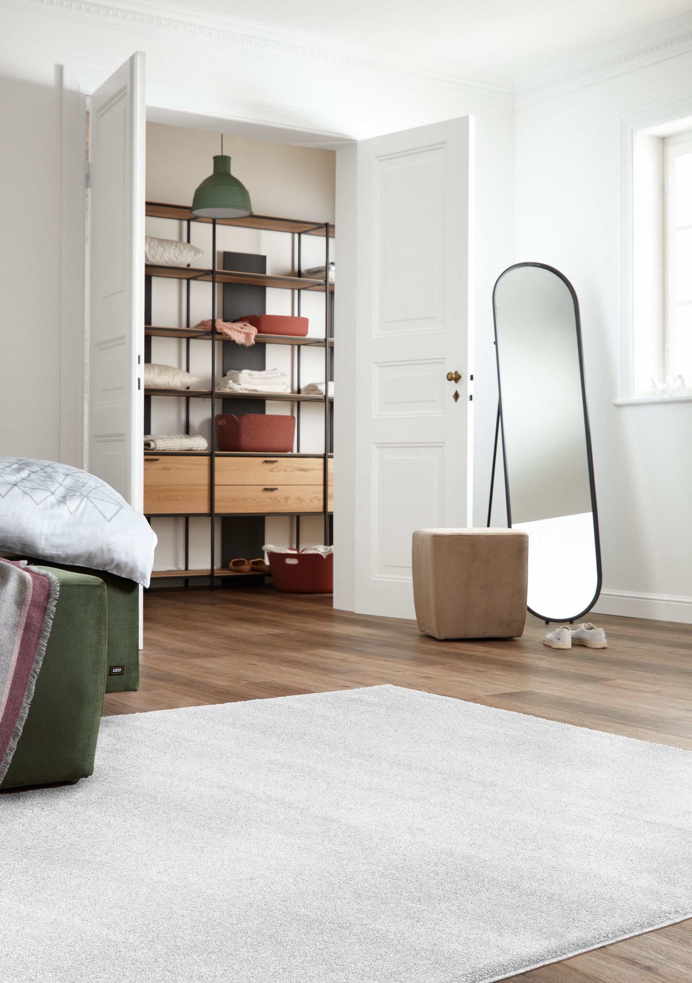 SCHÖNER WOHNEN-Kollektion Teppich »Pure 190« rechteckig 21 mm Höhe Wohnzimmer, Schlafzimmer, uni, leichter Glanz, robuster Kurzflor