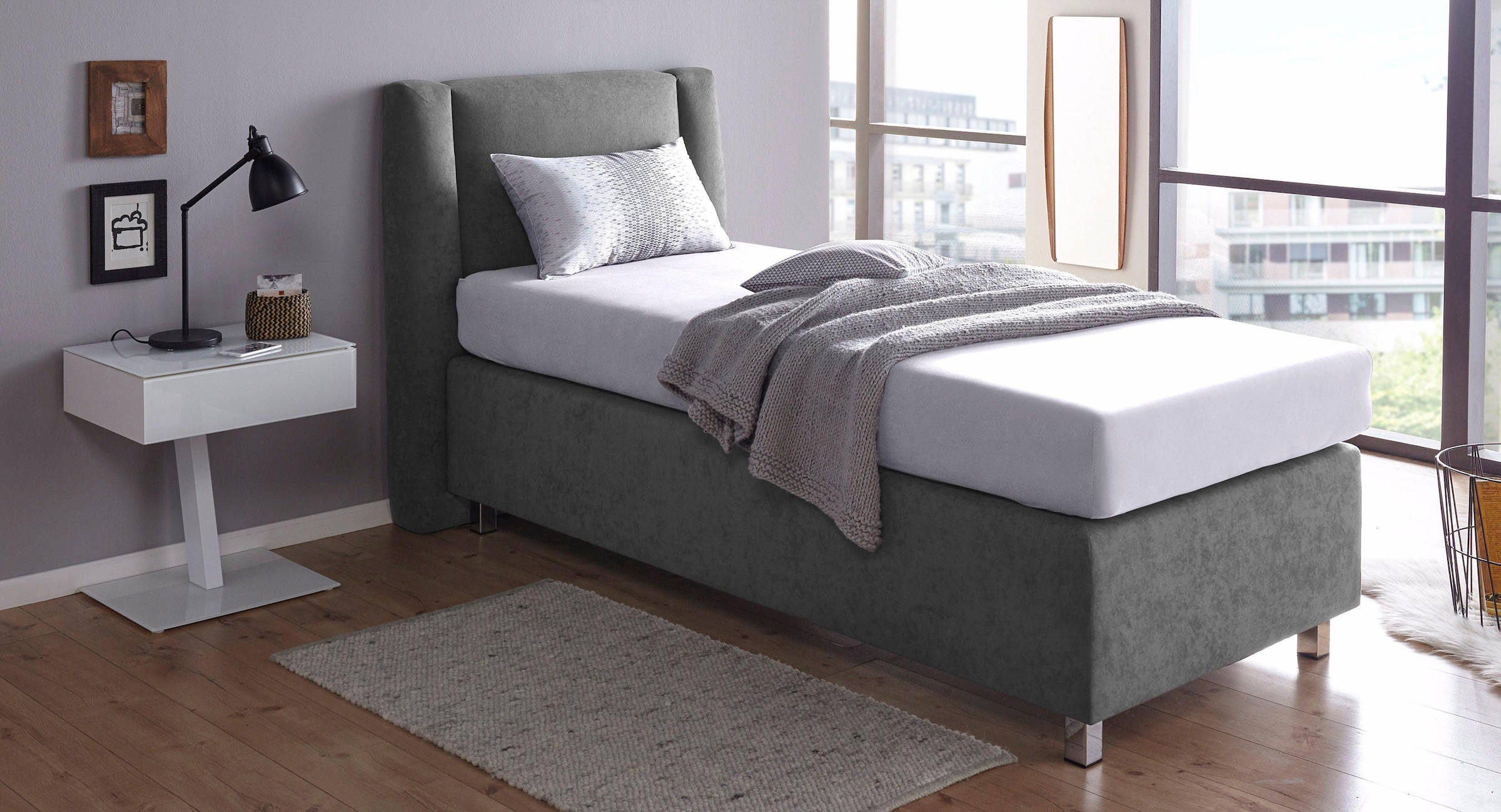 Westfalia Schlafkomfort Boxspringbett inkl. Zierkissen