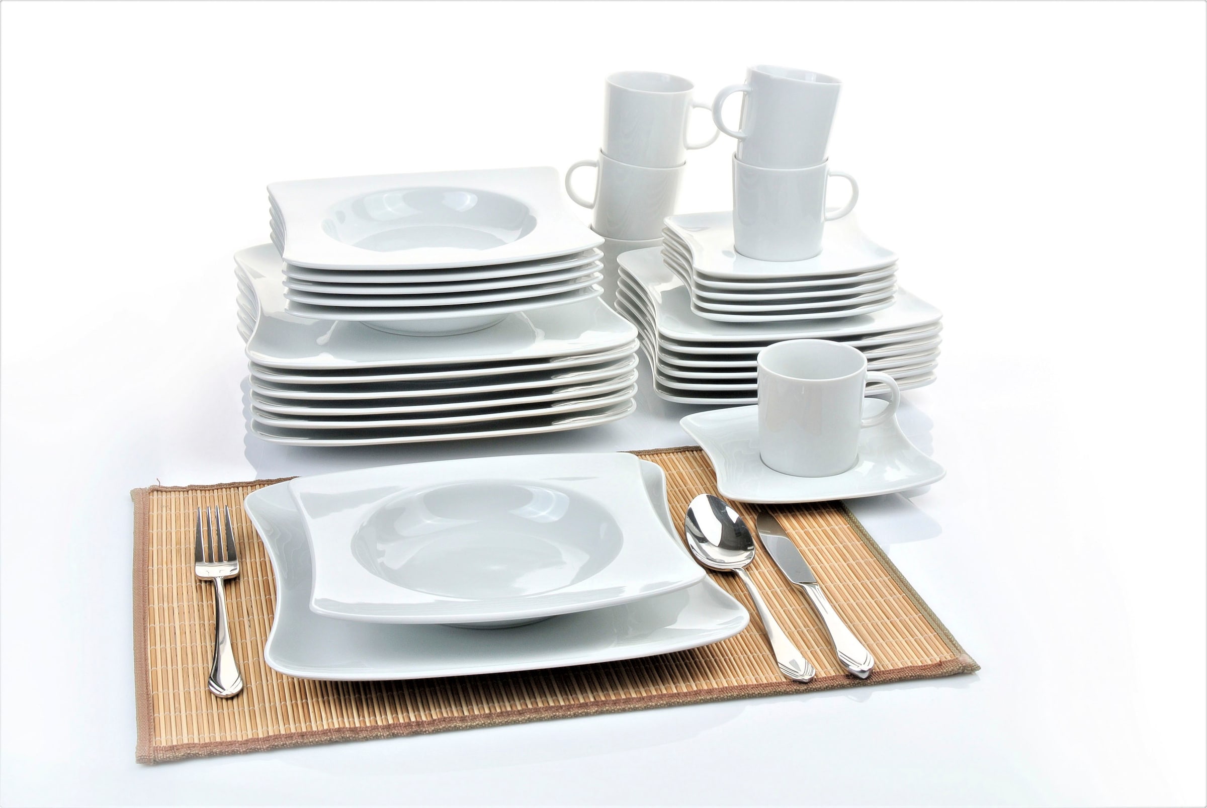 Retsch Arzberg Kombiservice »Geschirr-Set, Service SANDY« Porzellan Made in Germany, 30 Teile, für 6 Personen
