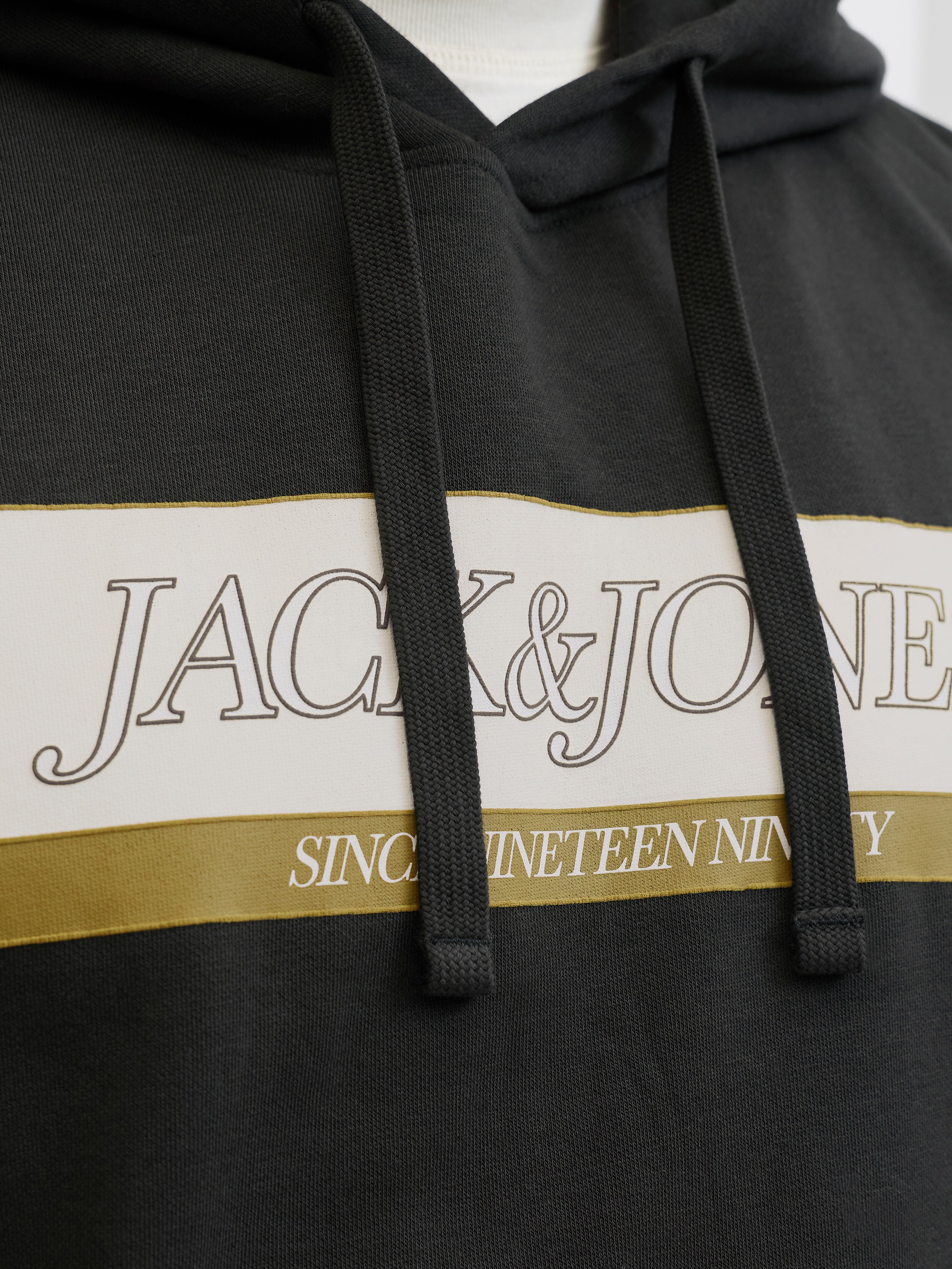 Jack & Jones PlusSize Kapuzensweatshirt »JORINWOOD BLOCK BRANDING SWEAT HOO PLS«

