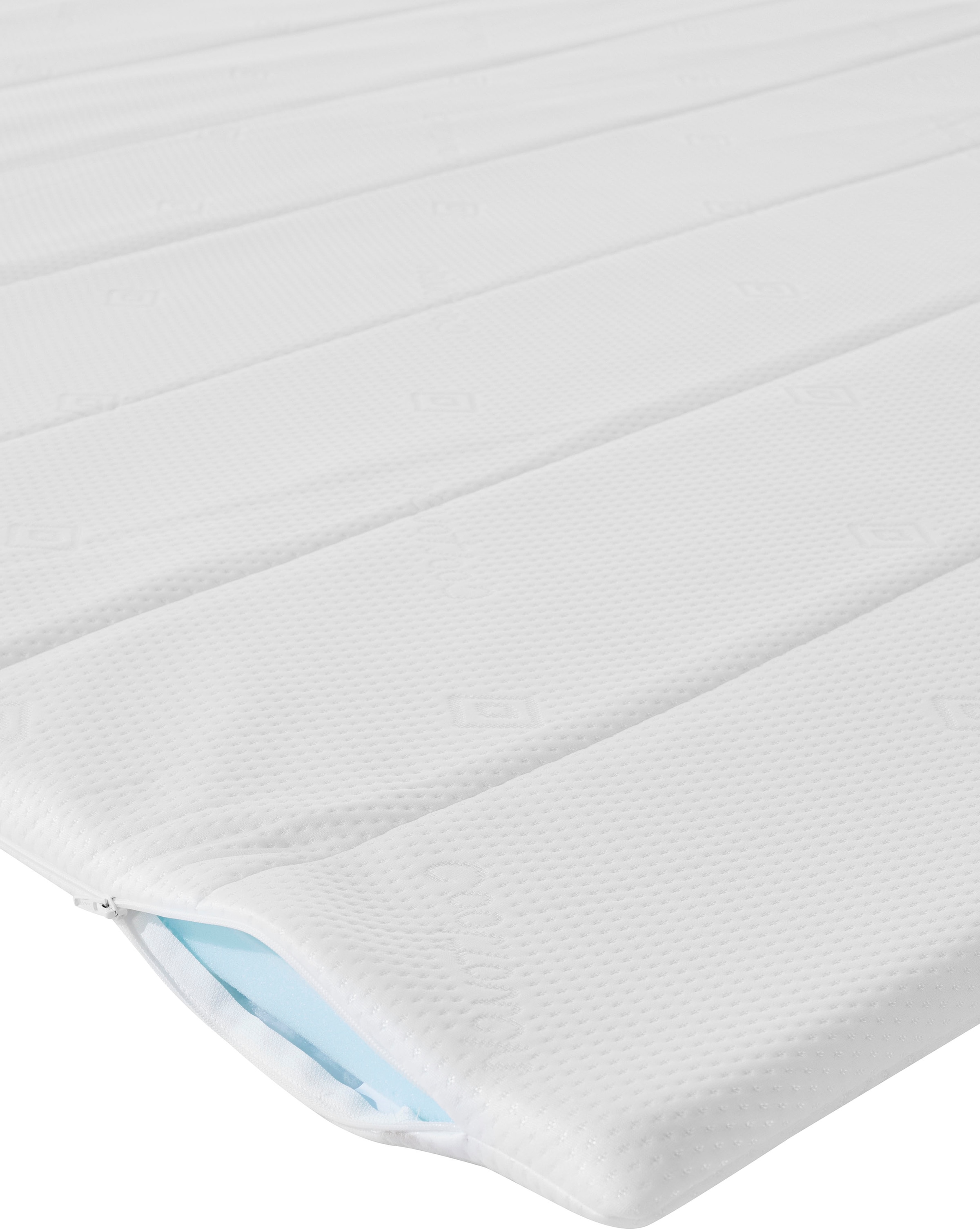 INOSIGN Boxbett »Luan« Schubkästen, LED-Beleuchtung und Topper, in Breite 120 cm und 180 cm