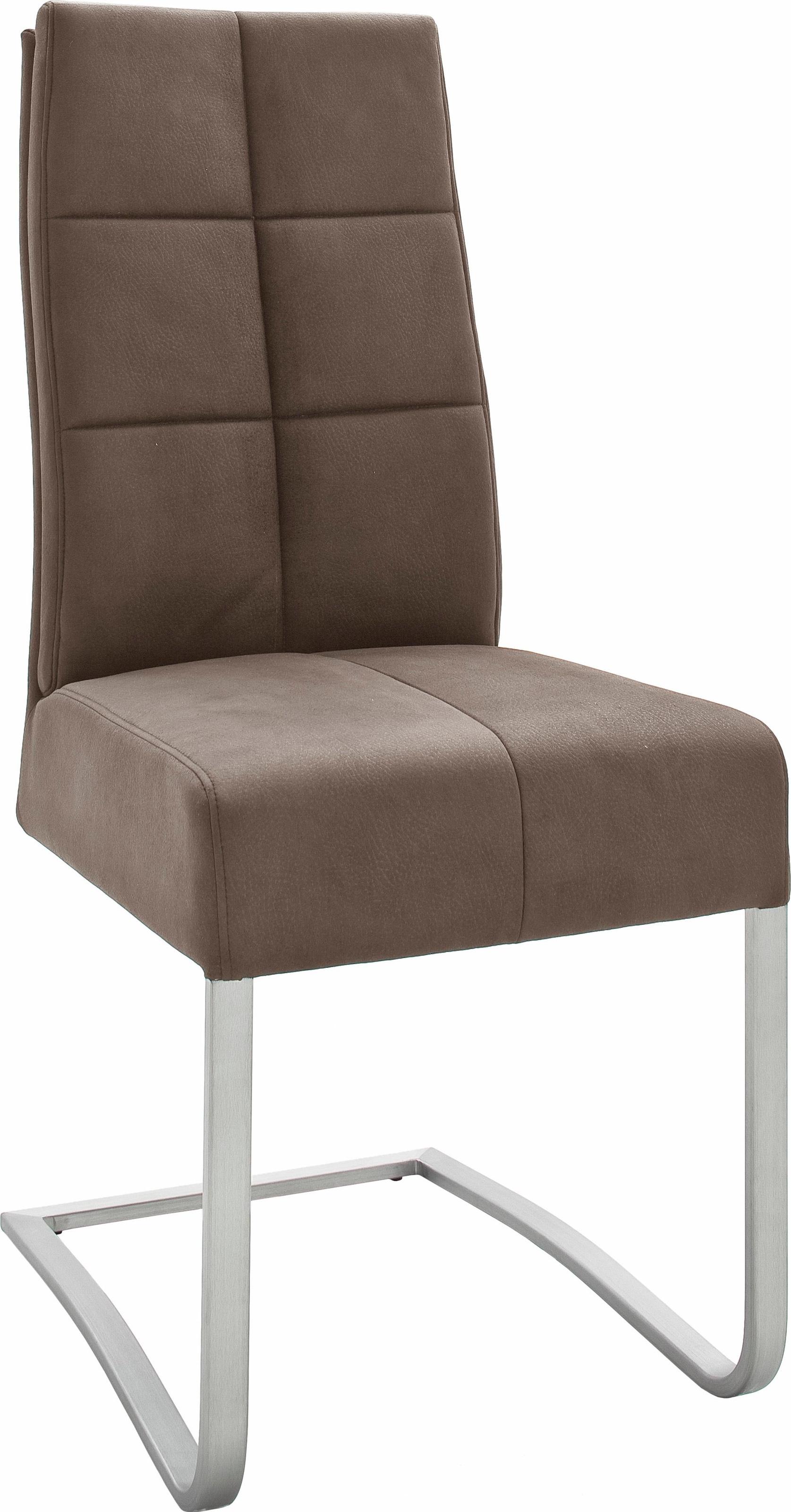 MCA furniture Esszimmerstuhl »Salva Schwingstuhl«, Set, 2 St., Microfaser,  mit Tonnentaschenfederkern, belastbar bis max. 120 kg auf Raten bestellen