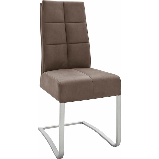 MCA furniture Esszimmerstuhl »Salva Schwingstuhl«, Set, 2 St., Microfaser,  mit Tonnentaschenfederkern, belastbar bis max. 120 kg auf Raten bestellen